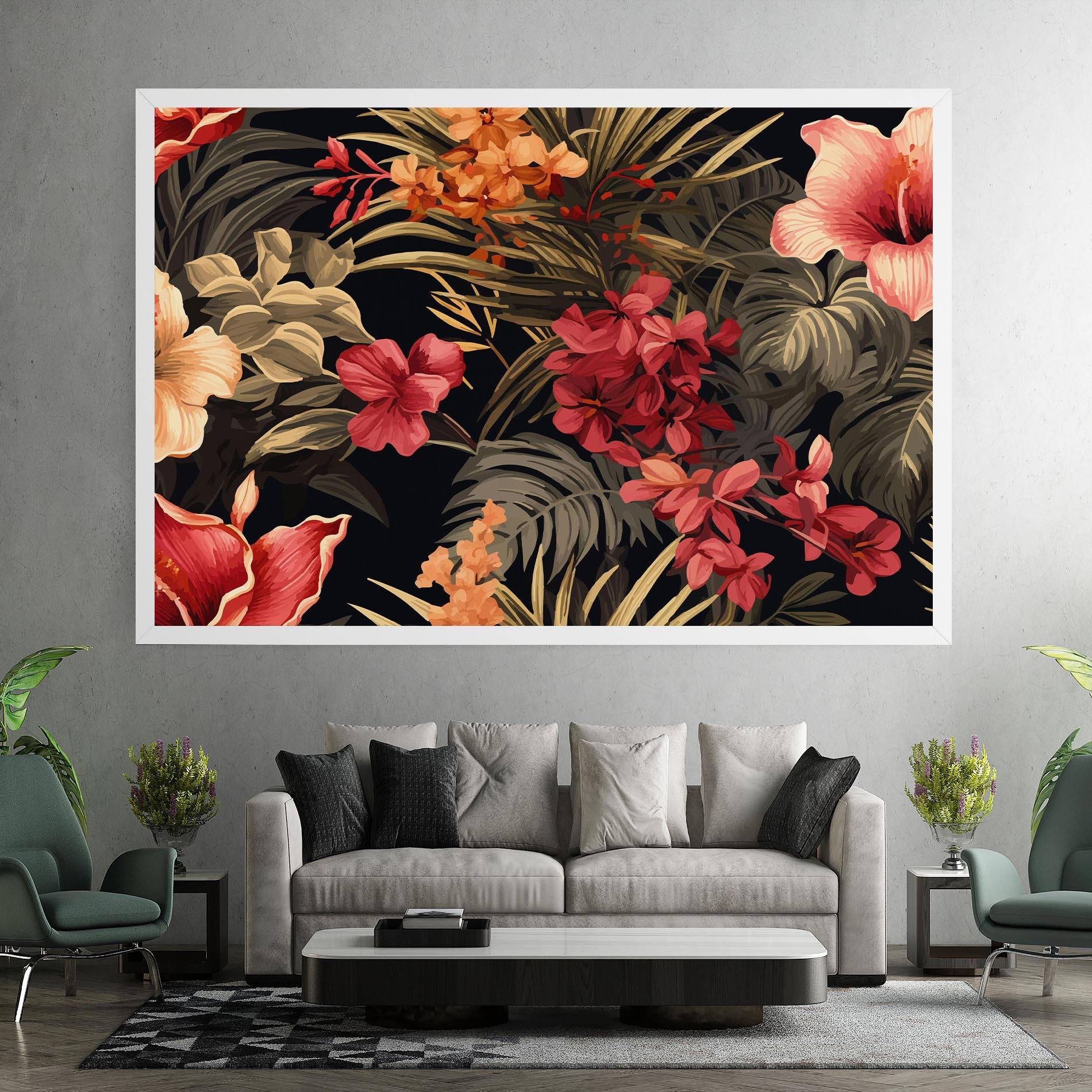 Tablou Canvas Exotic Flower Plant mockup 7