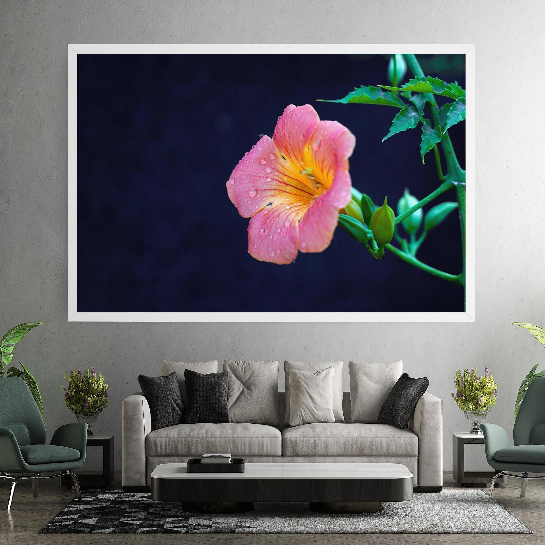 Tablou Canvas Exotic Pink Plant mockup 7