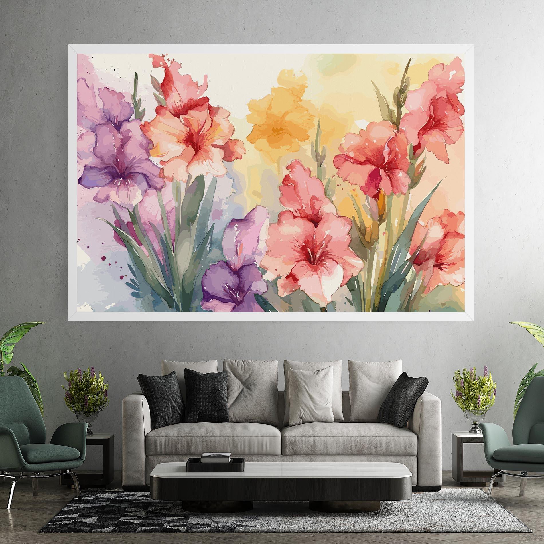 Tablou Canvas Exotic Watercolor mockup 7