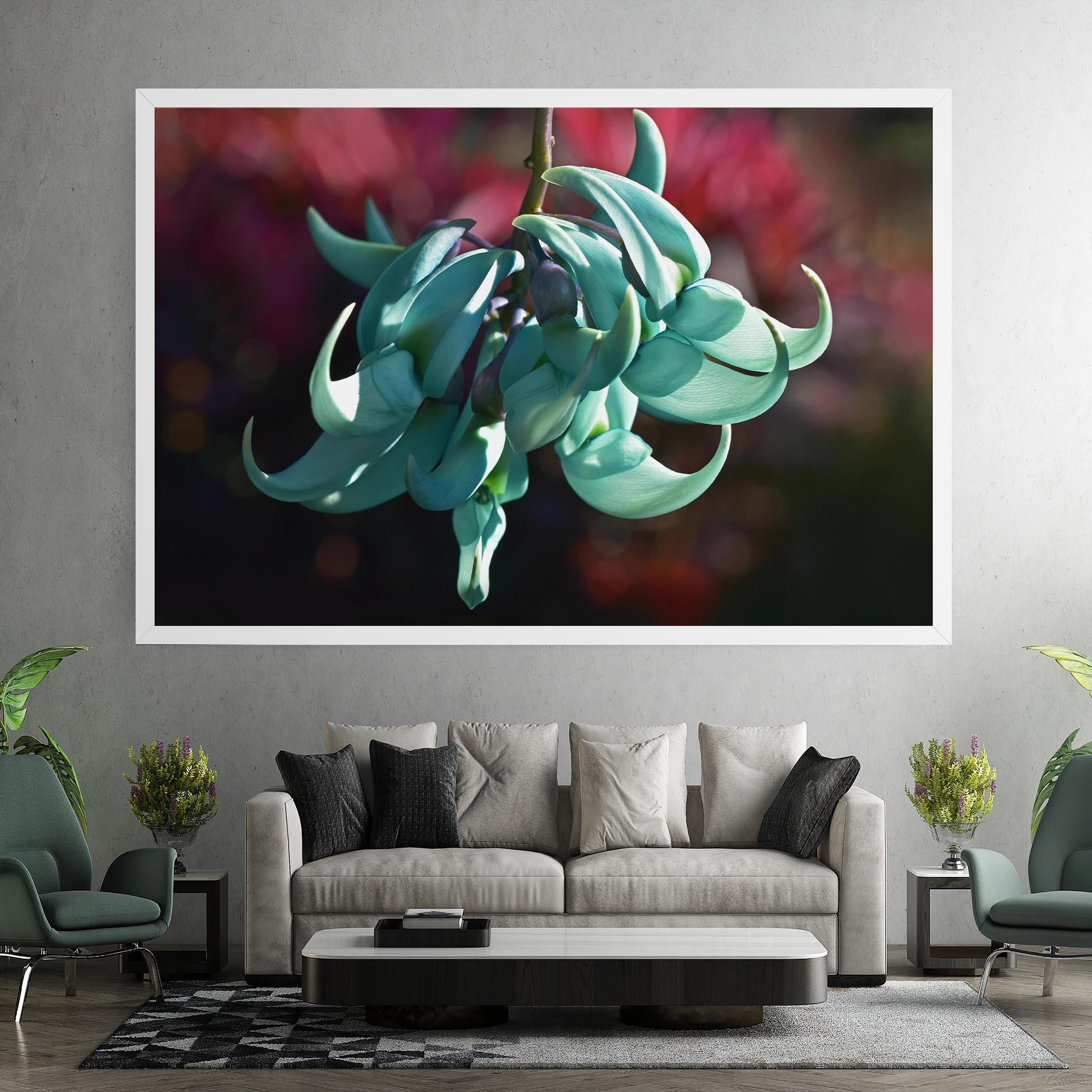 Tablou Canvas Pastel Green Plant mockup 7