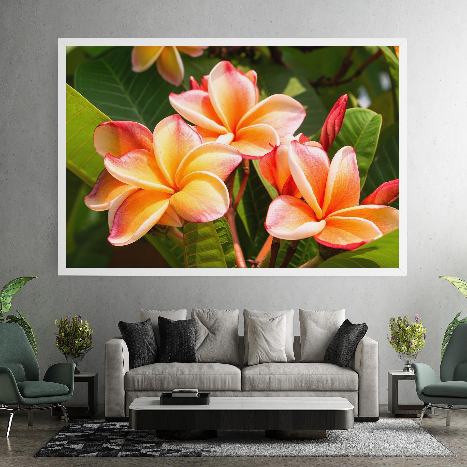 Tablou Canvas Pretty Plumeria mockup 7
