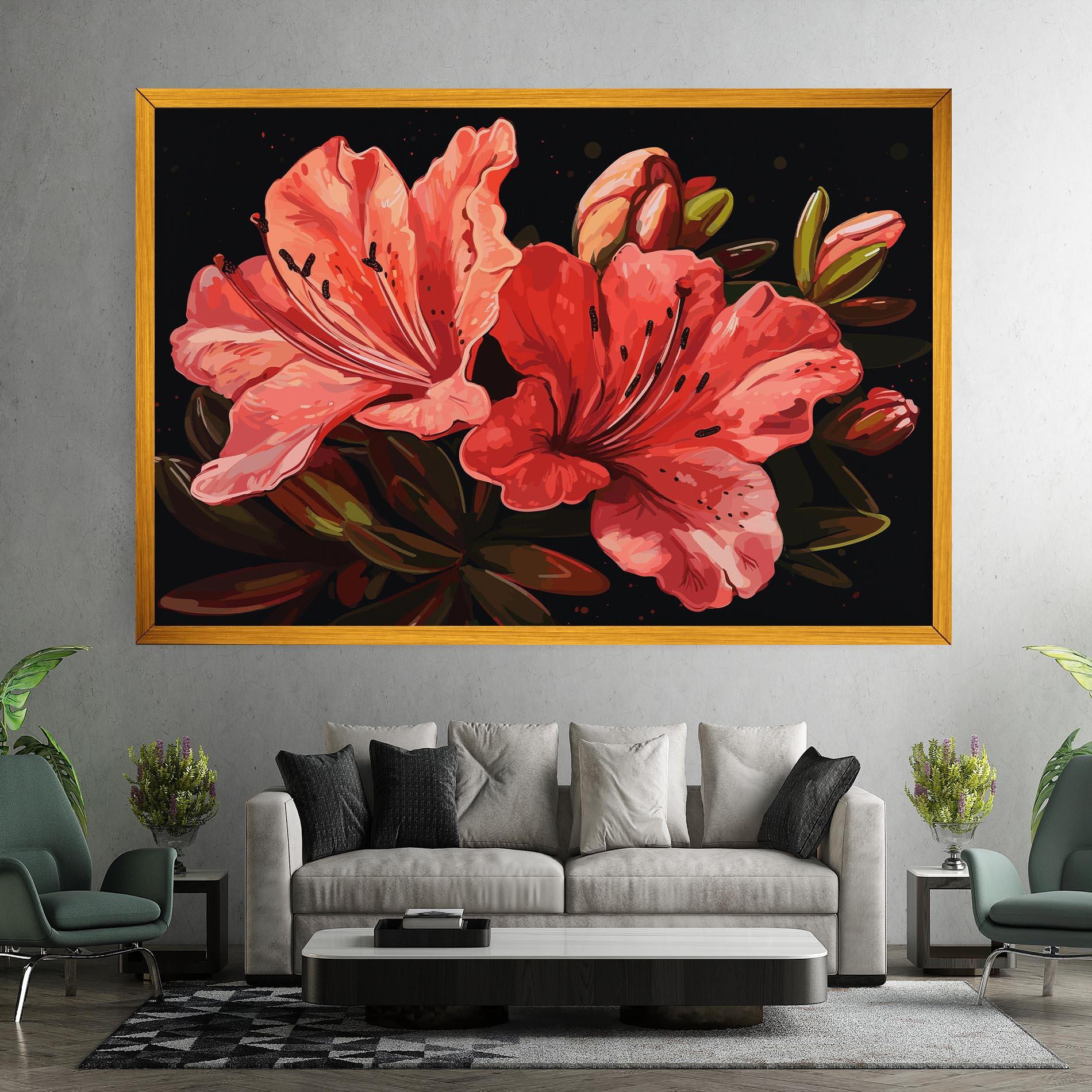 Tablou Canvas Art Exotic Flower mockup 7