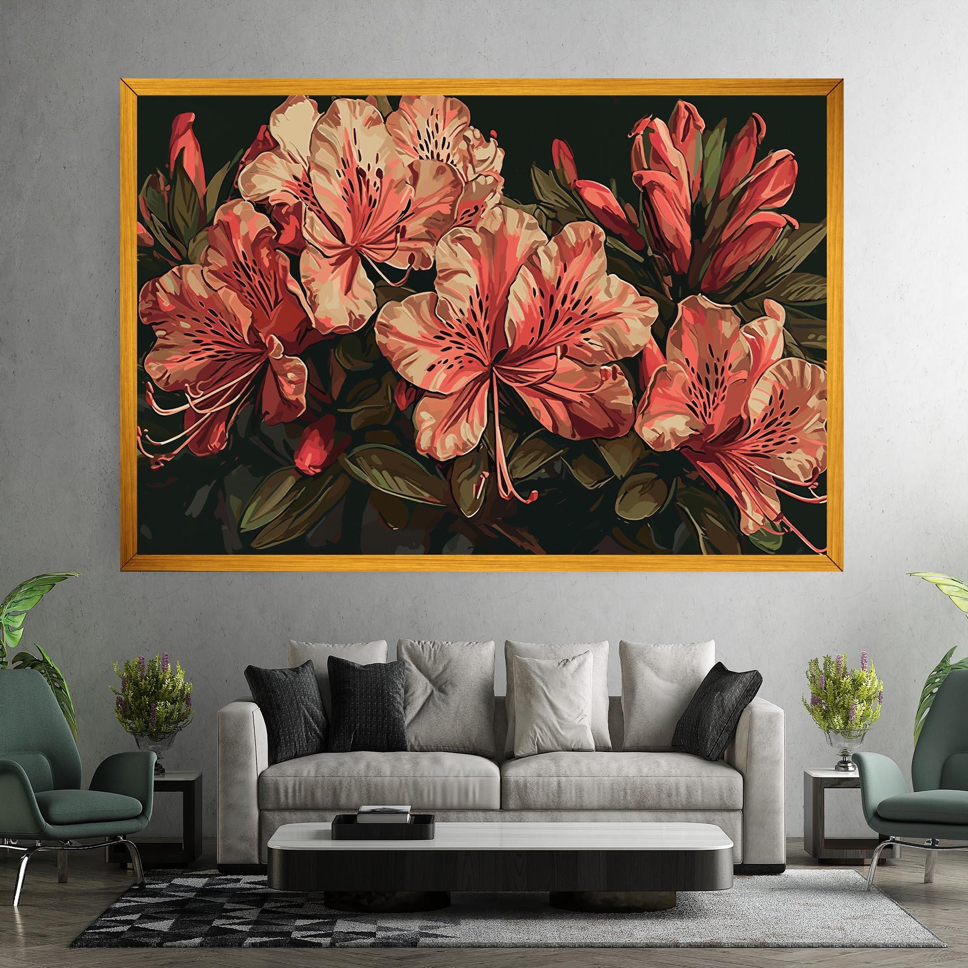 Tablou Canvas Cream Exotic Art mockup 7