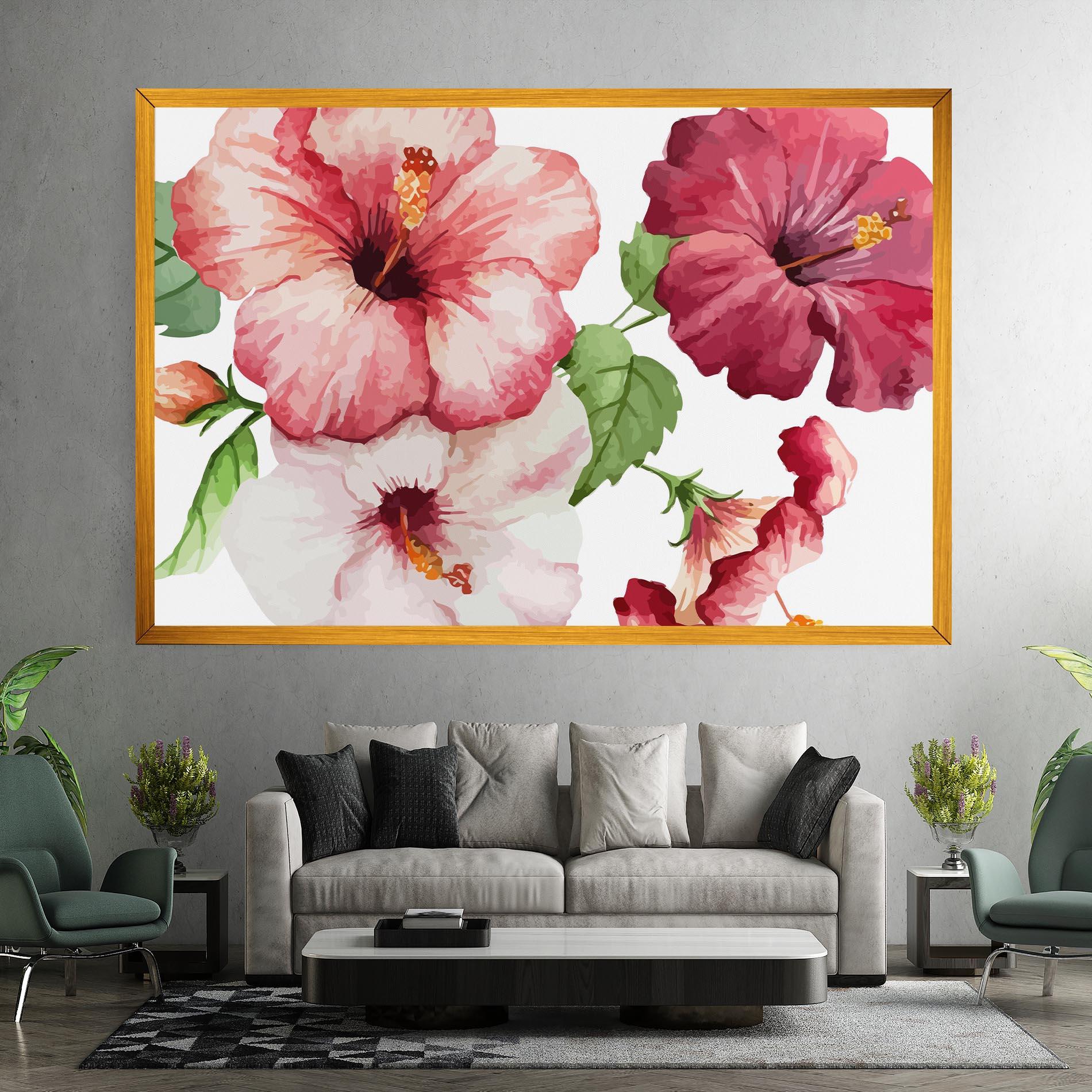 Tablou Canvas Exotic Flower Paint mockup 7