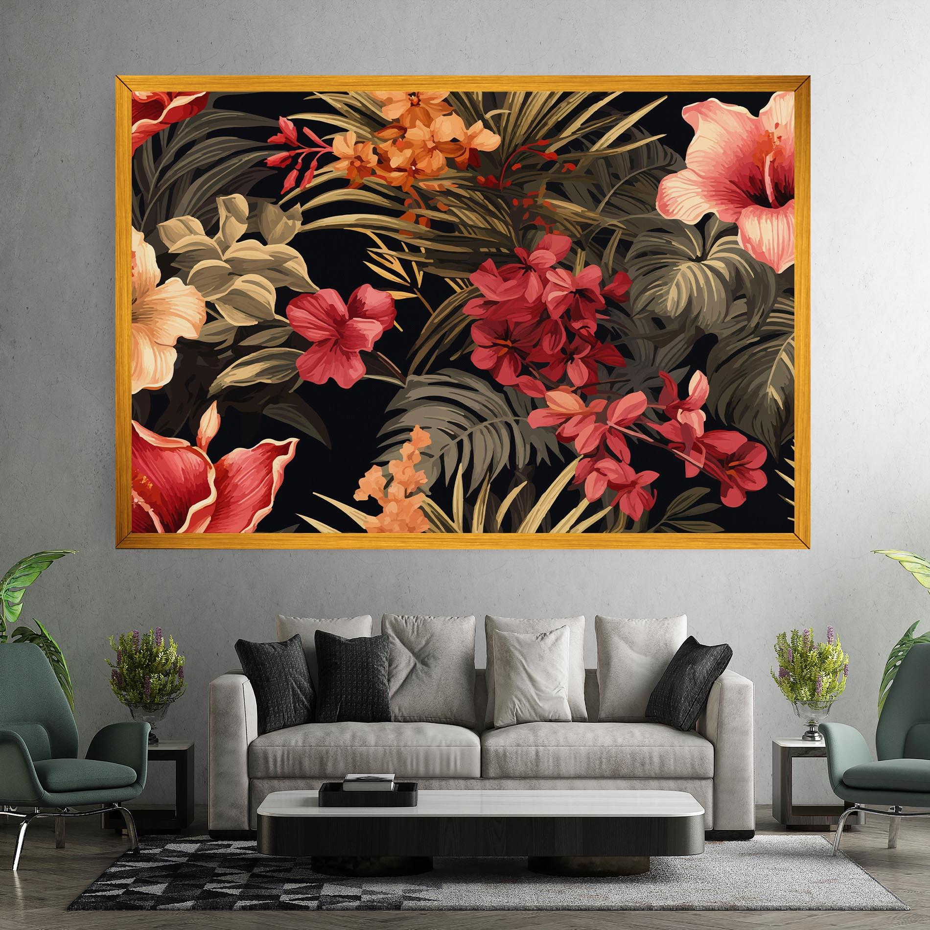 Tablou Canvas Exotic Flower Plant mockup 7