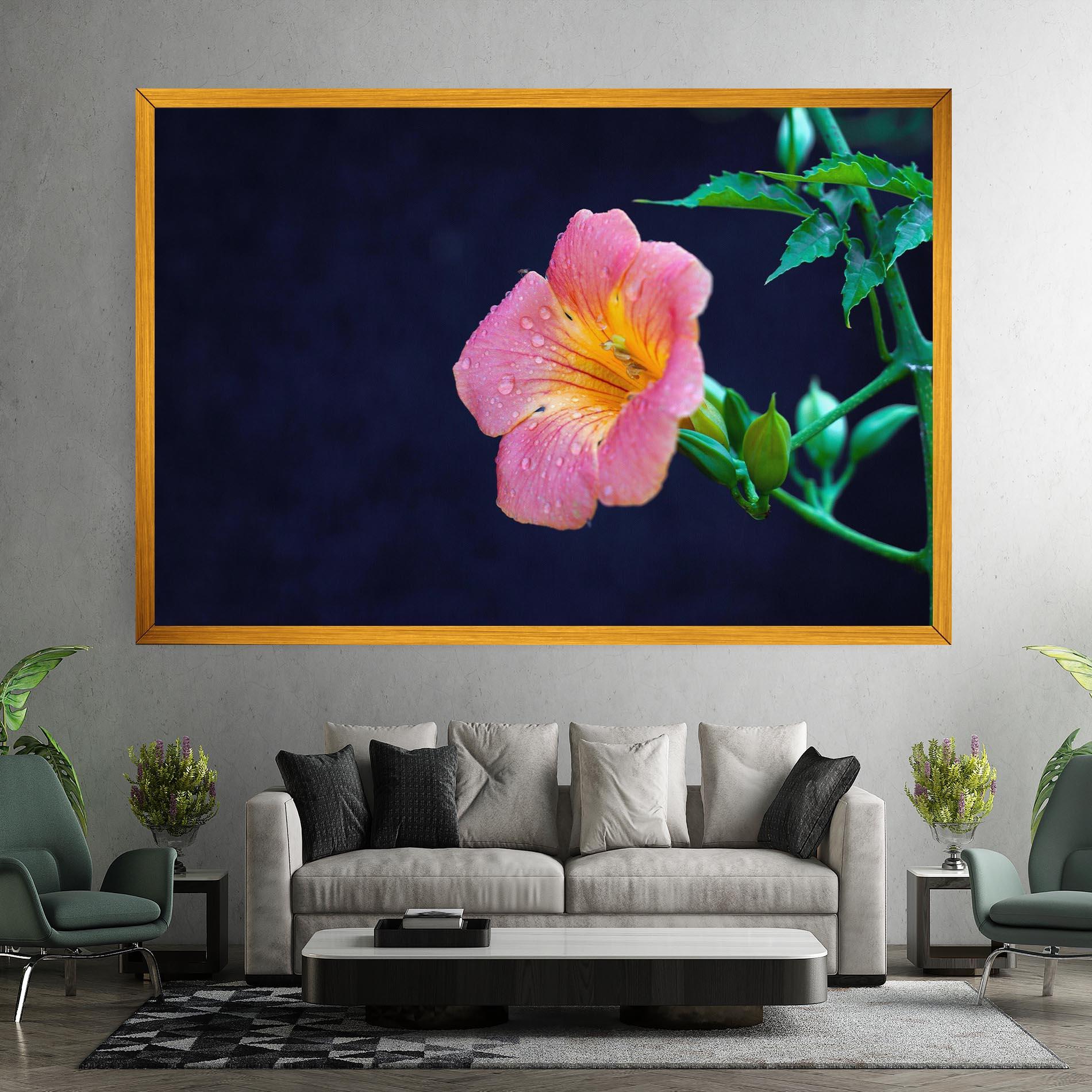 Tablou Canvas Exotic Pink Plant mockup 7