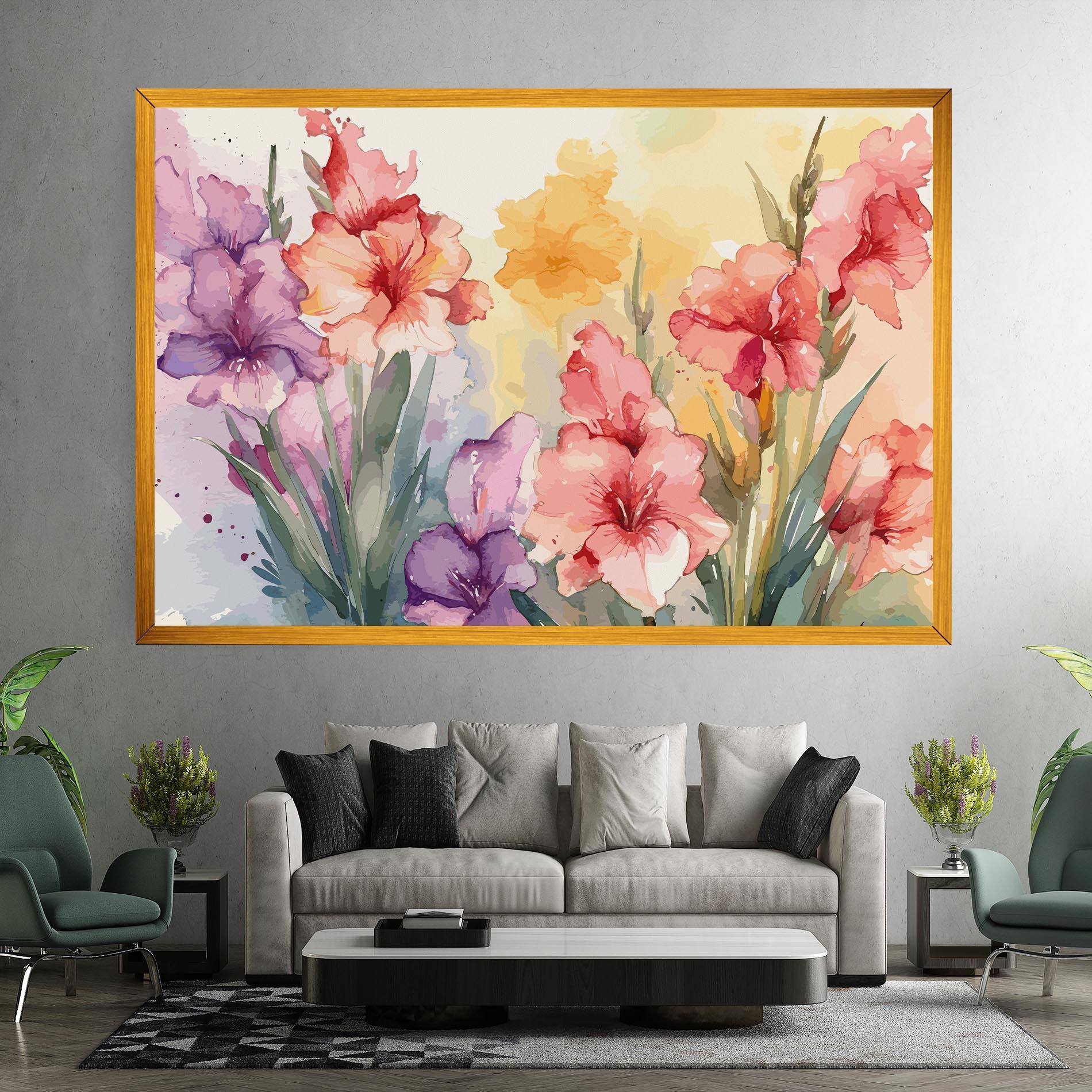 Tablou Canvas Exotic Watercolor mockup 7