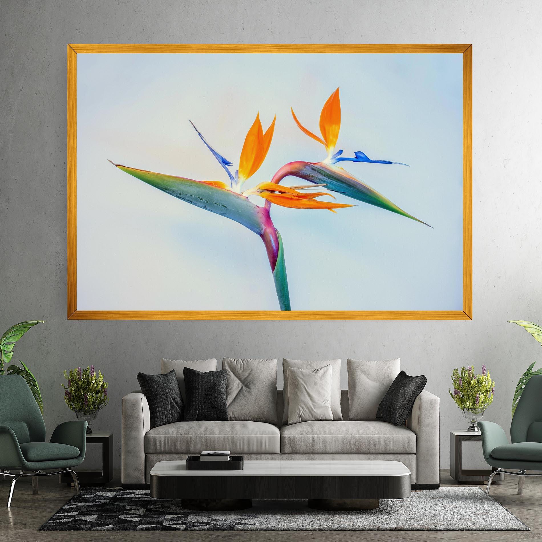 Tablou Canvas Green Orange Exotic mockup 7