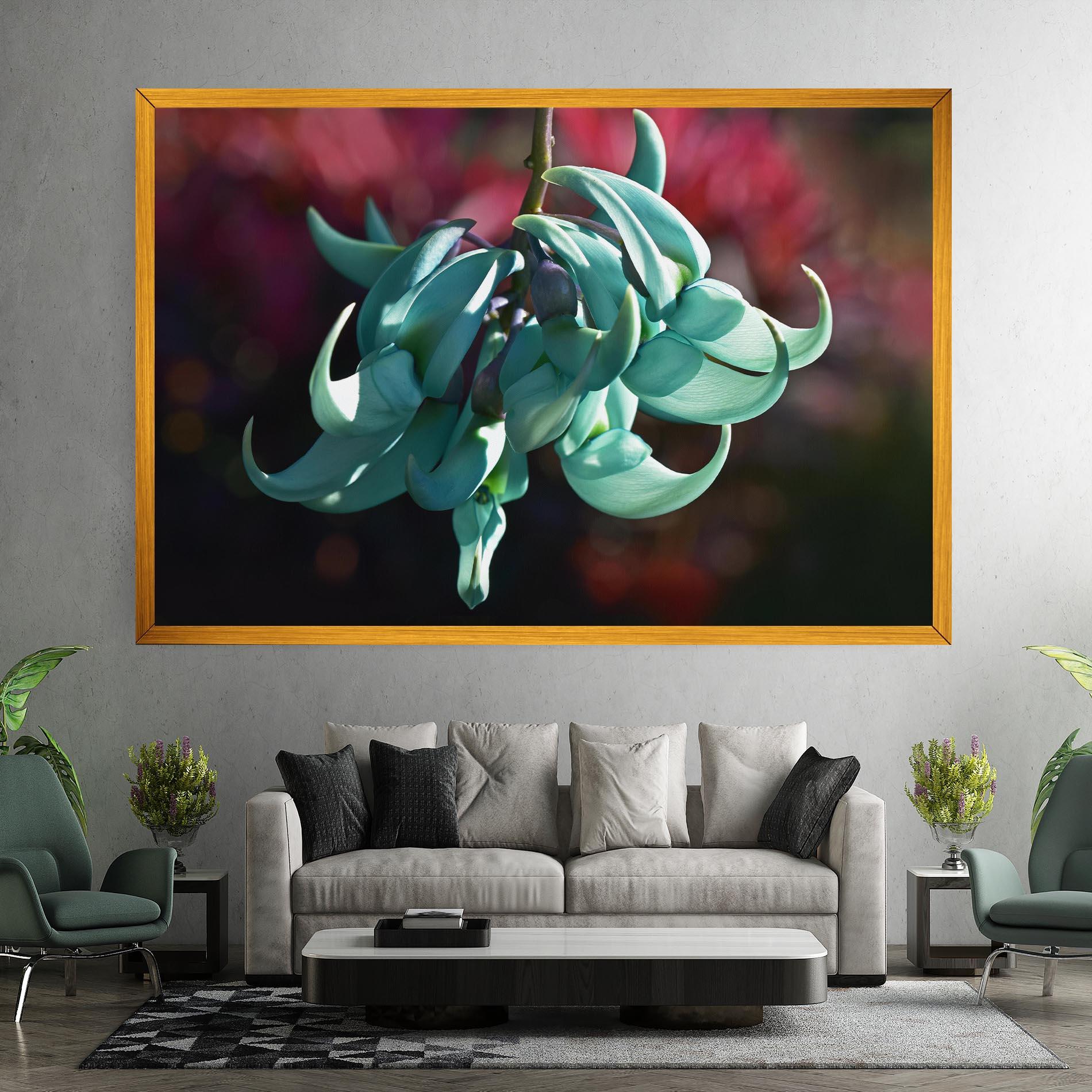 Tablou Canvas Pastel Green Plant mockup 7