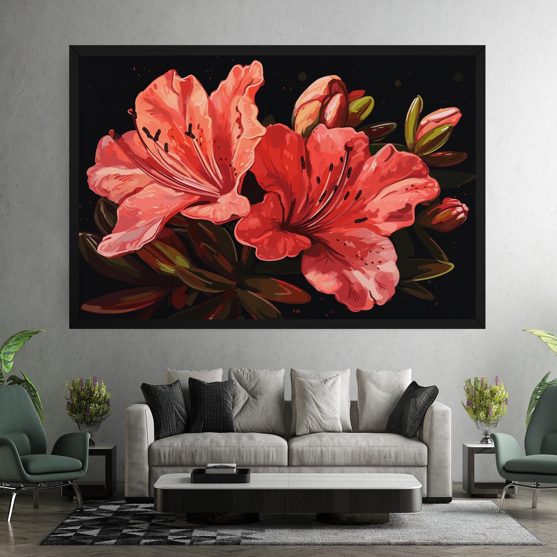 Tablou Canvas Art Exotic Flower mockup 7