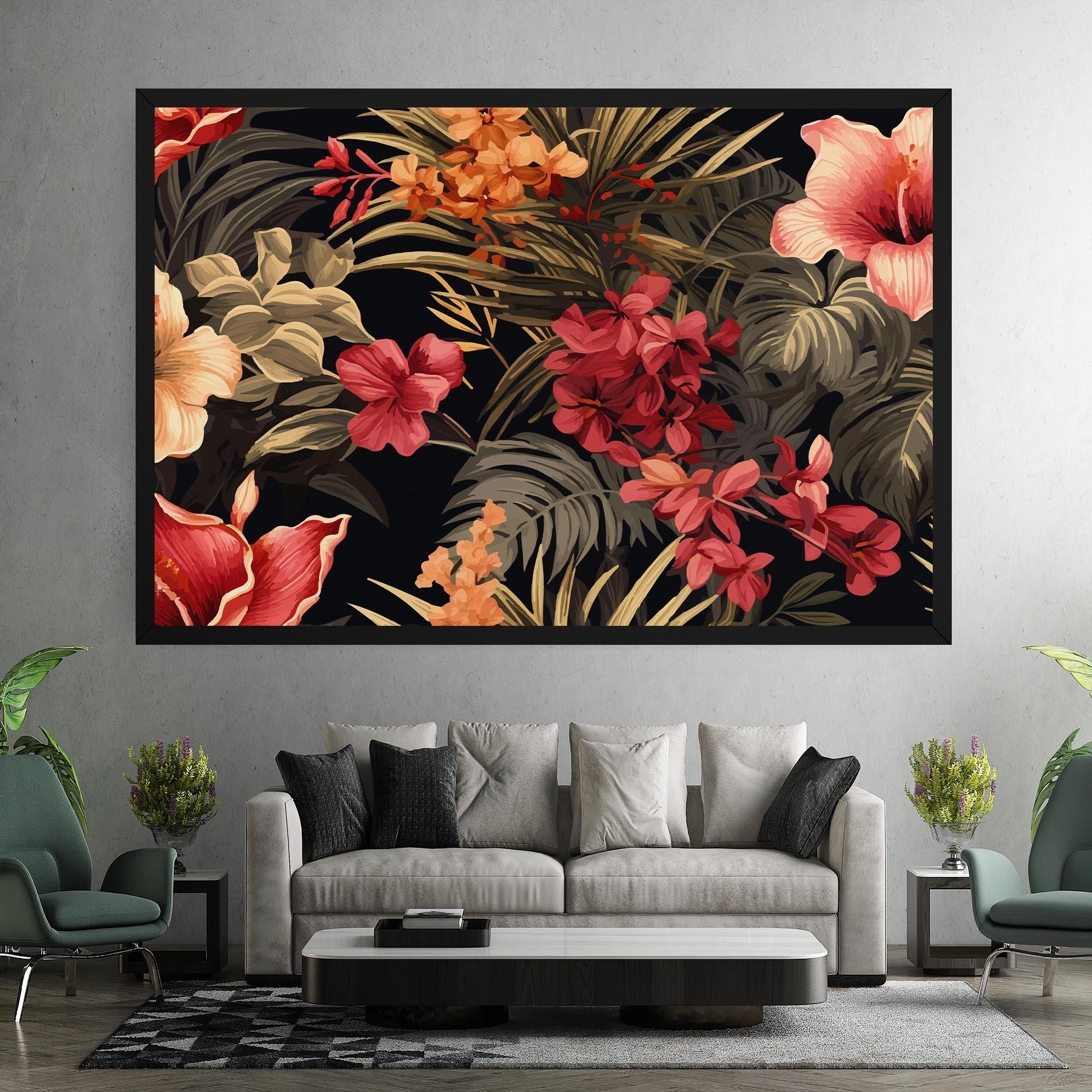 Tablou Canvas Exotic Flower Plant mockup 7