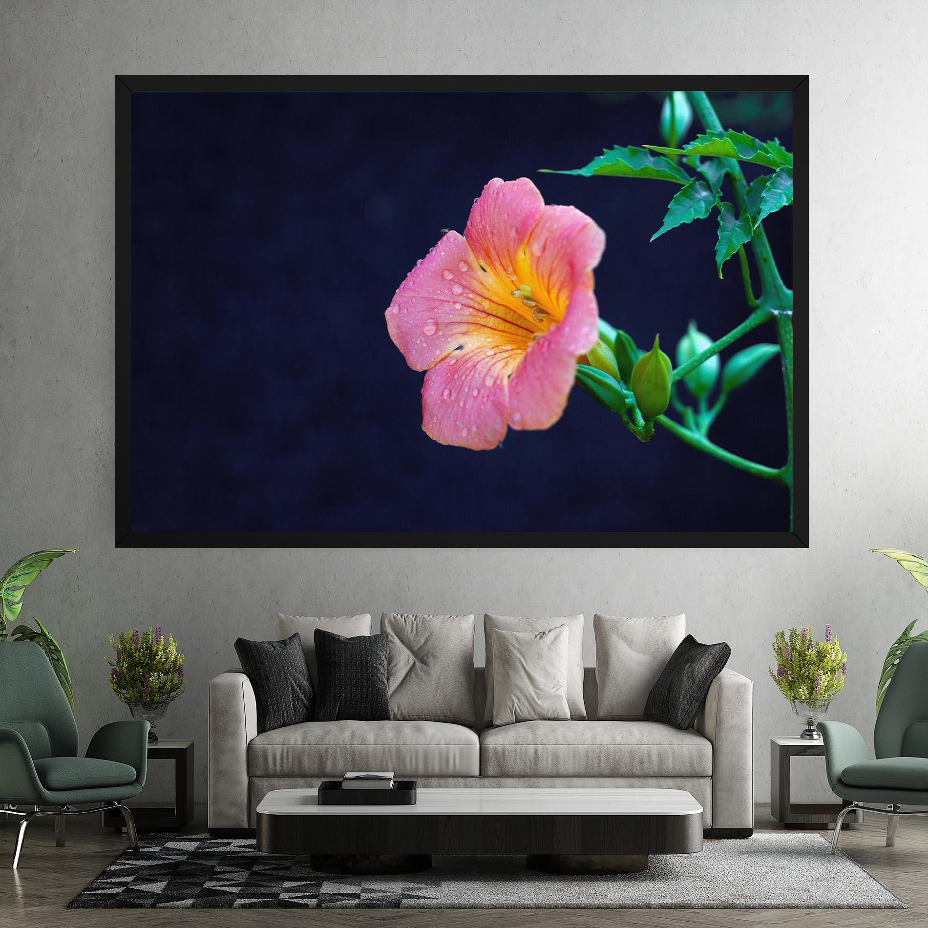 Tablou Canvas Exotic Pink Plant mockup 7