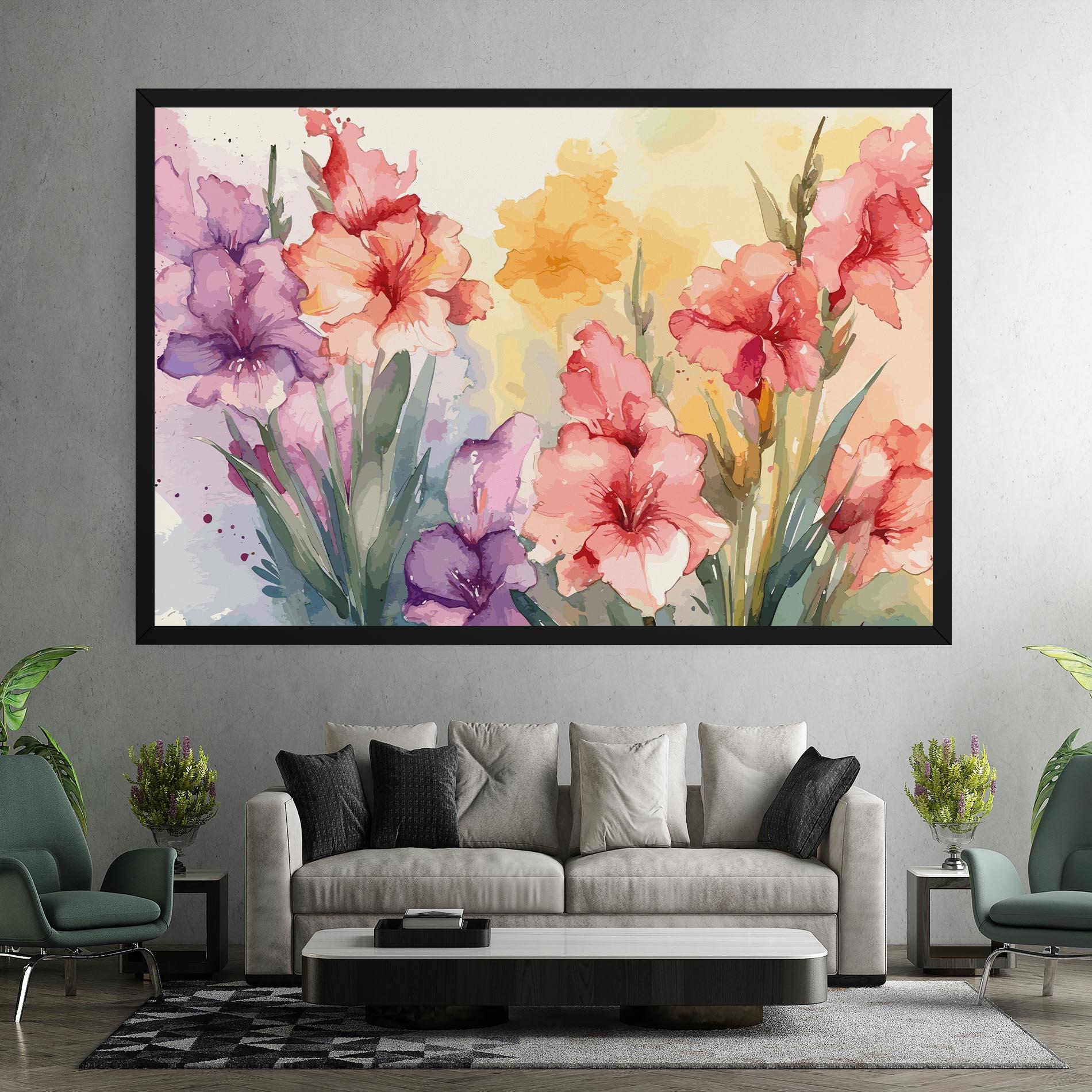 Tablou Canvas Exotic Watercolor mockup 7