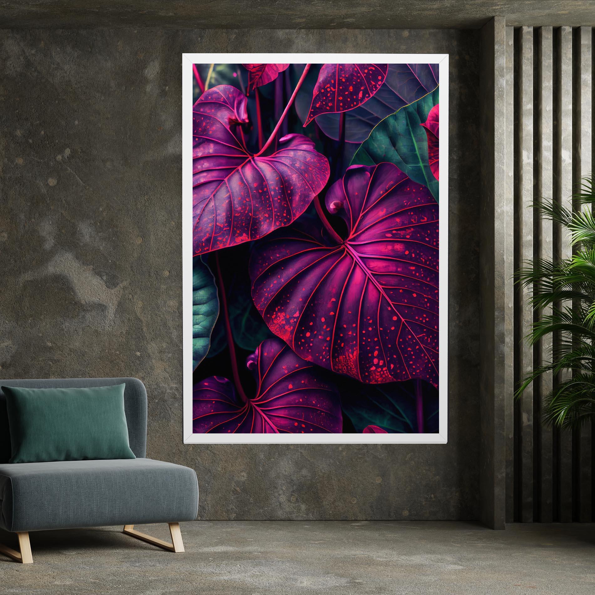Tablou Canvas Big Purple Exotic mockup 7