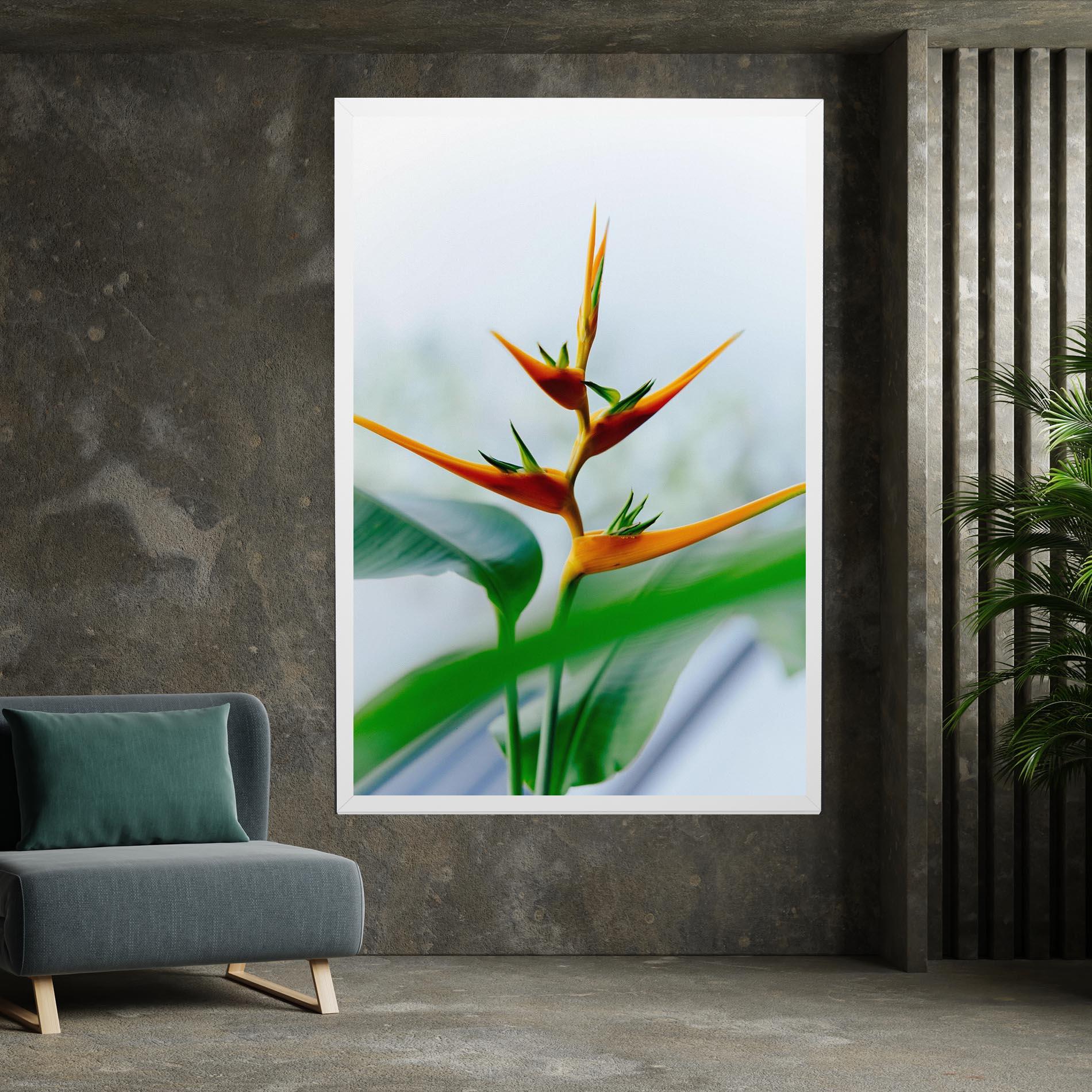 Tablou Canvas Exotic Orange Green mockup 7