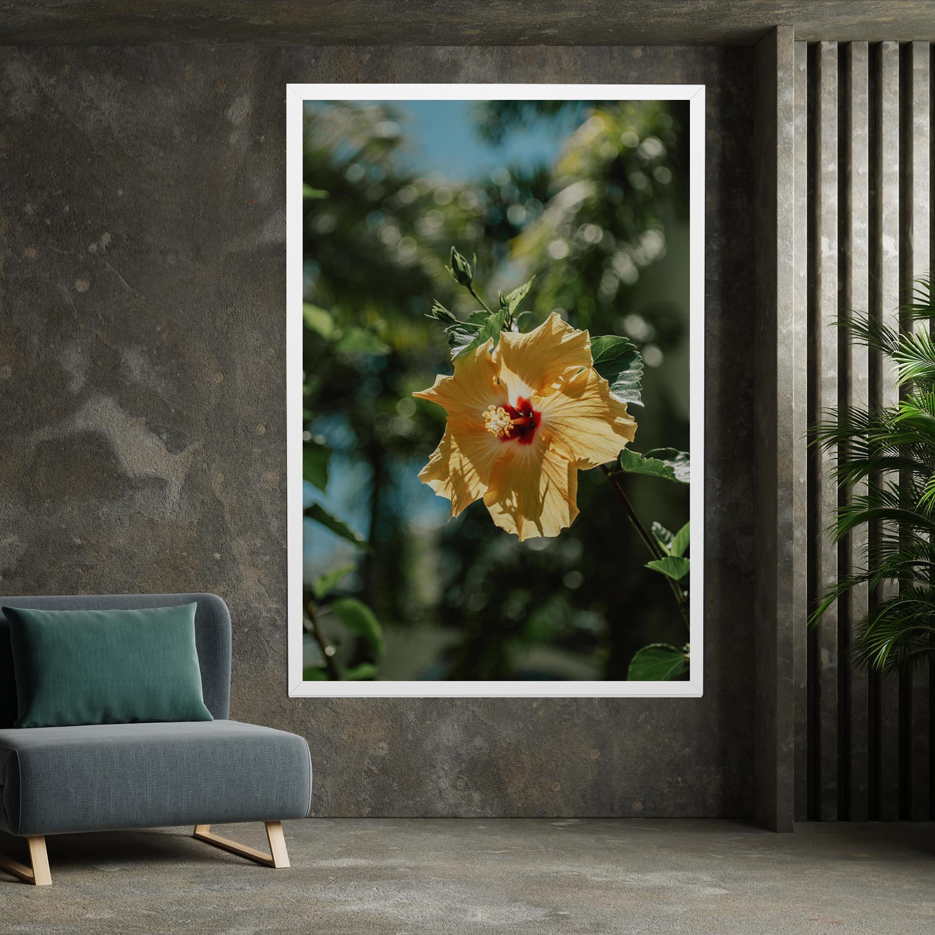 Tablou Canvas Yellow Pretty Exotic mockup 7