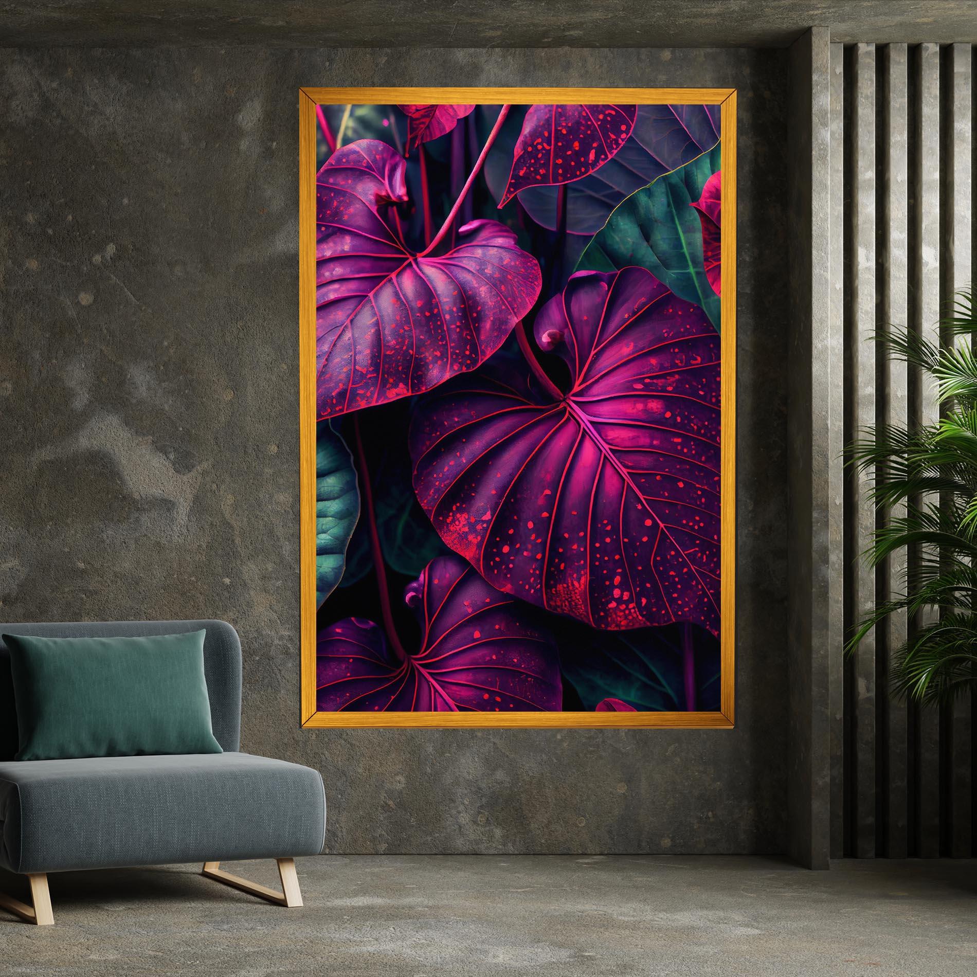 Tablou Canvas Big Purple Exotic mockup 7