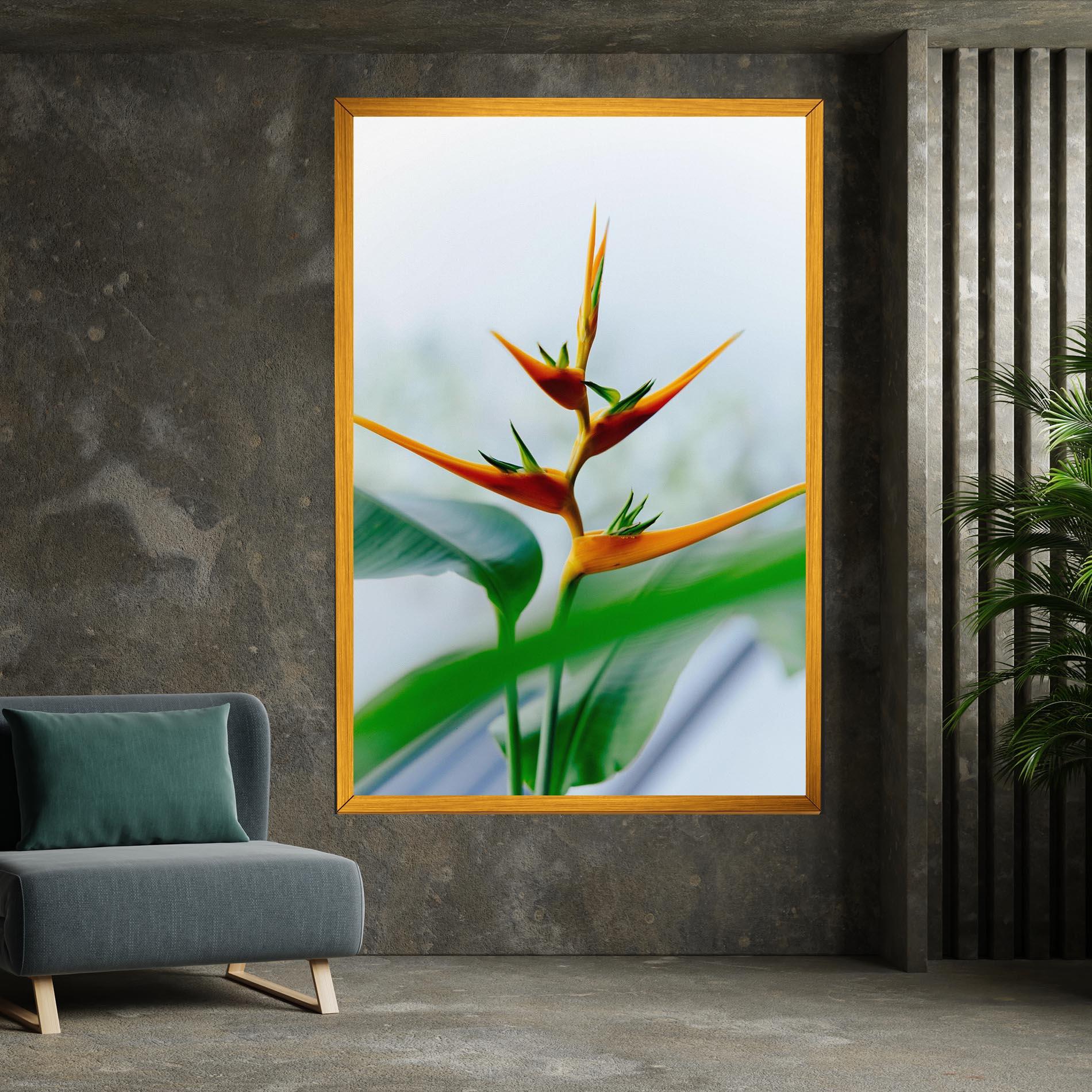 Tablou Canvas Exotic Orange Green mockup 7