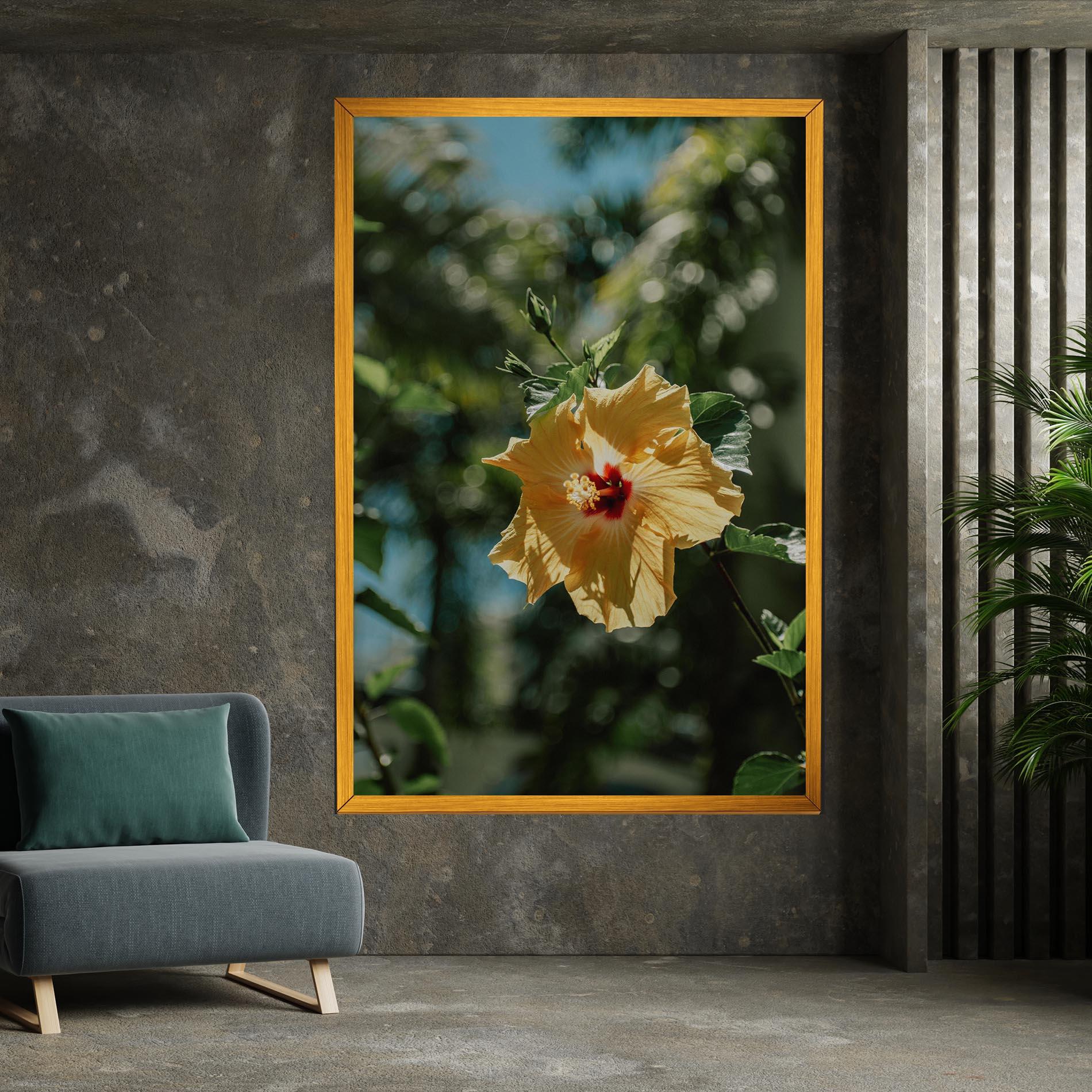 Tablou Canvas Yellow Pretty Exotic mockup 7