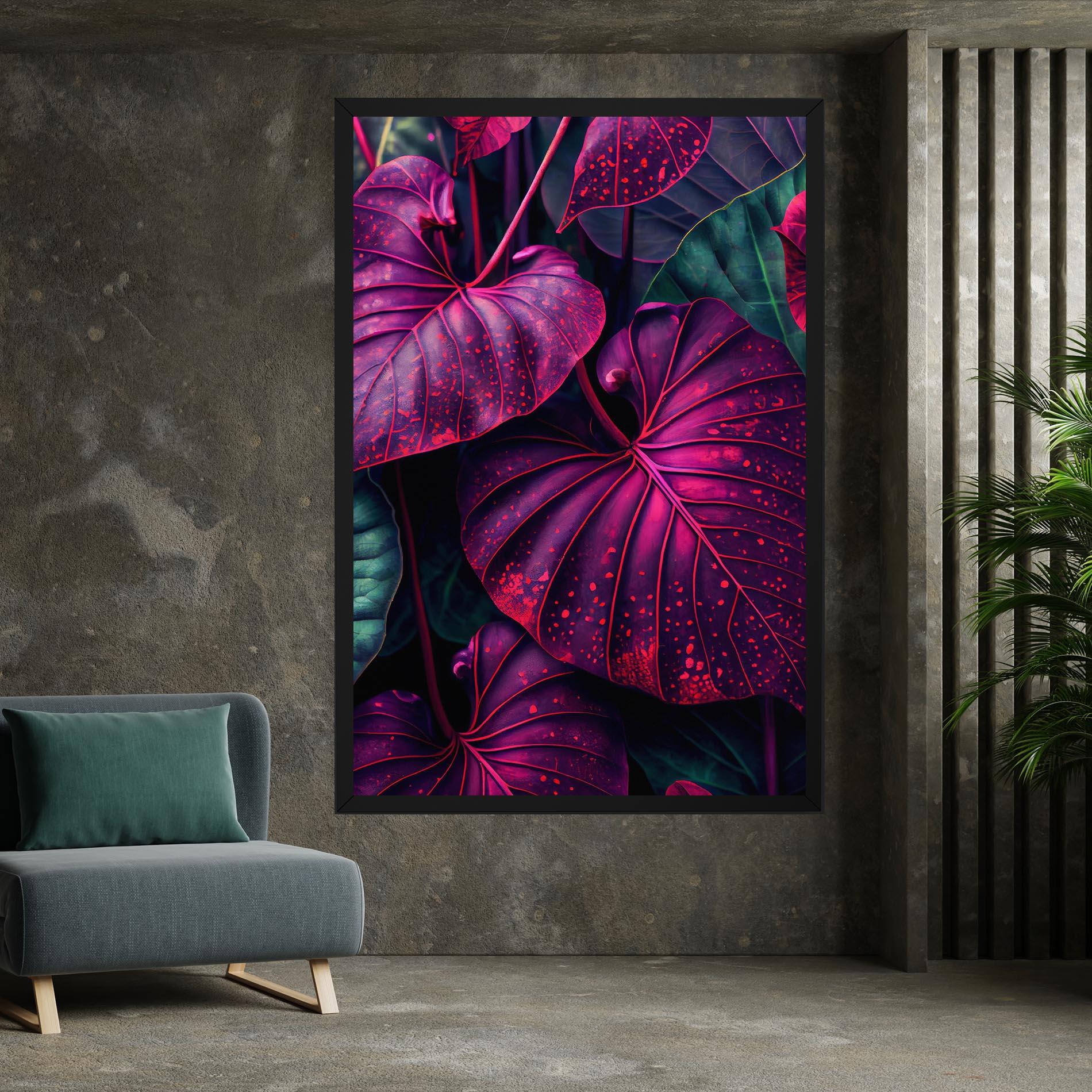 Tablou Canvas Big Purple Exotic mockup 7