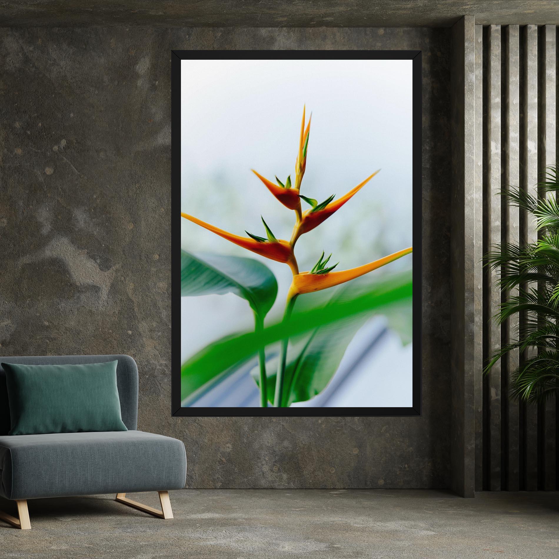Tablou Canvas Exotic Orange Green mockup 7