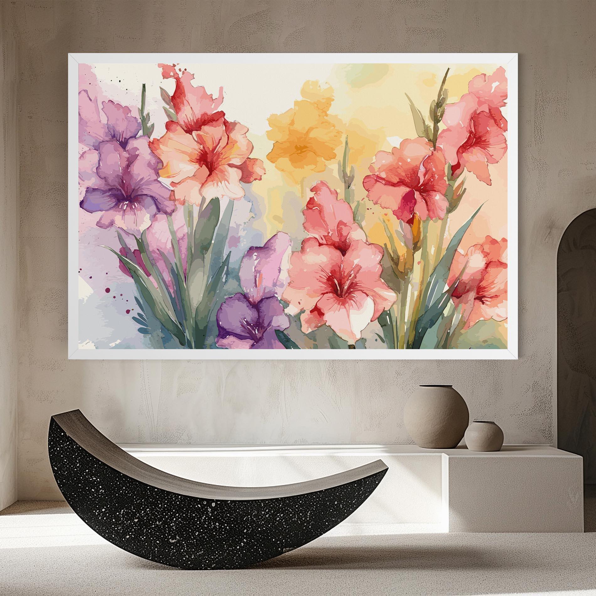 Tablou Canvas Exotic Watercolor mockup 8