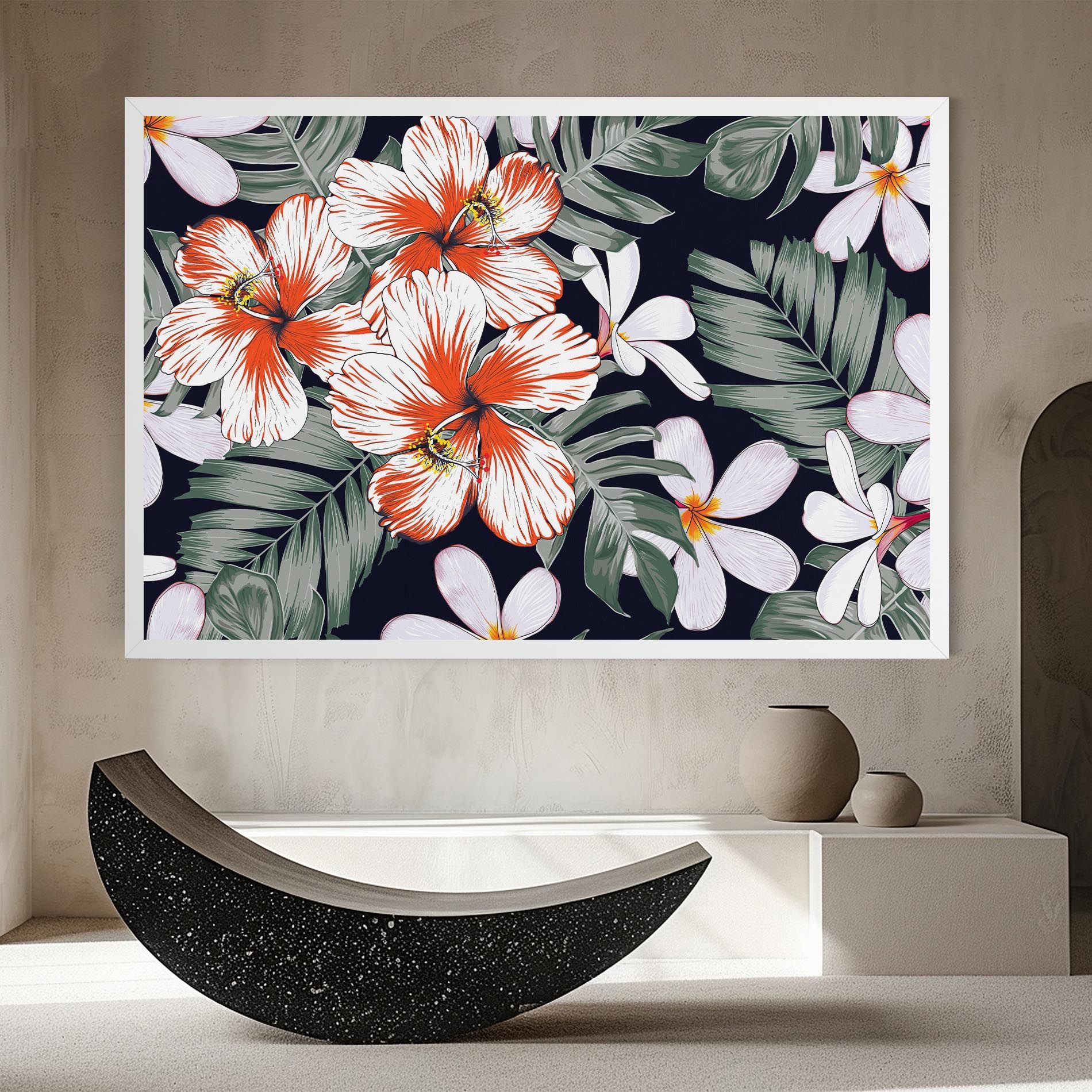 Orange White Exotic mockup 8