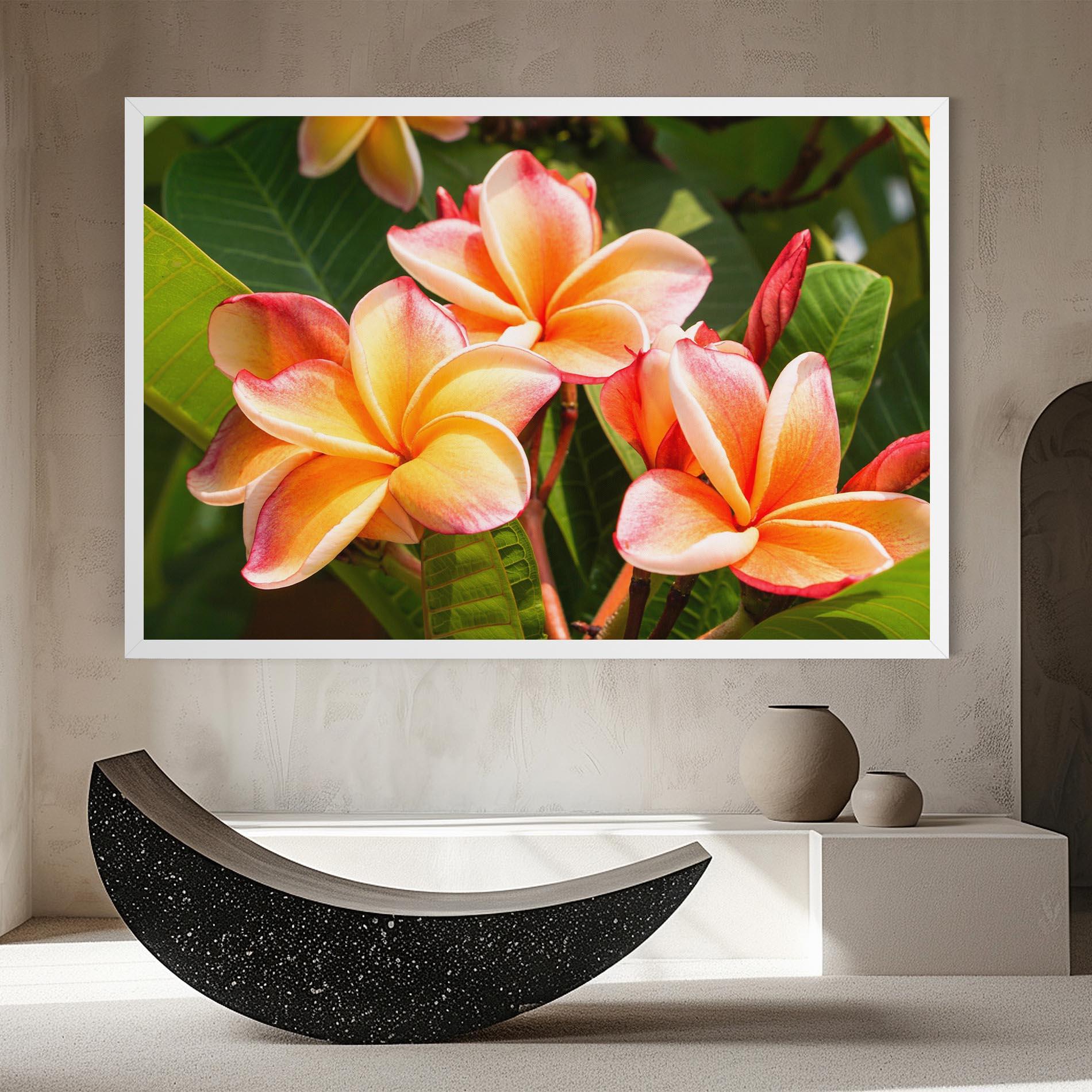 Tablou Canvas Pretty Plumeria mockup 8