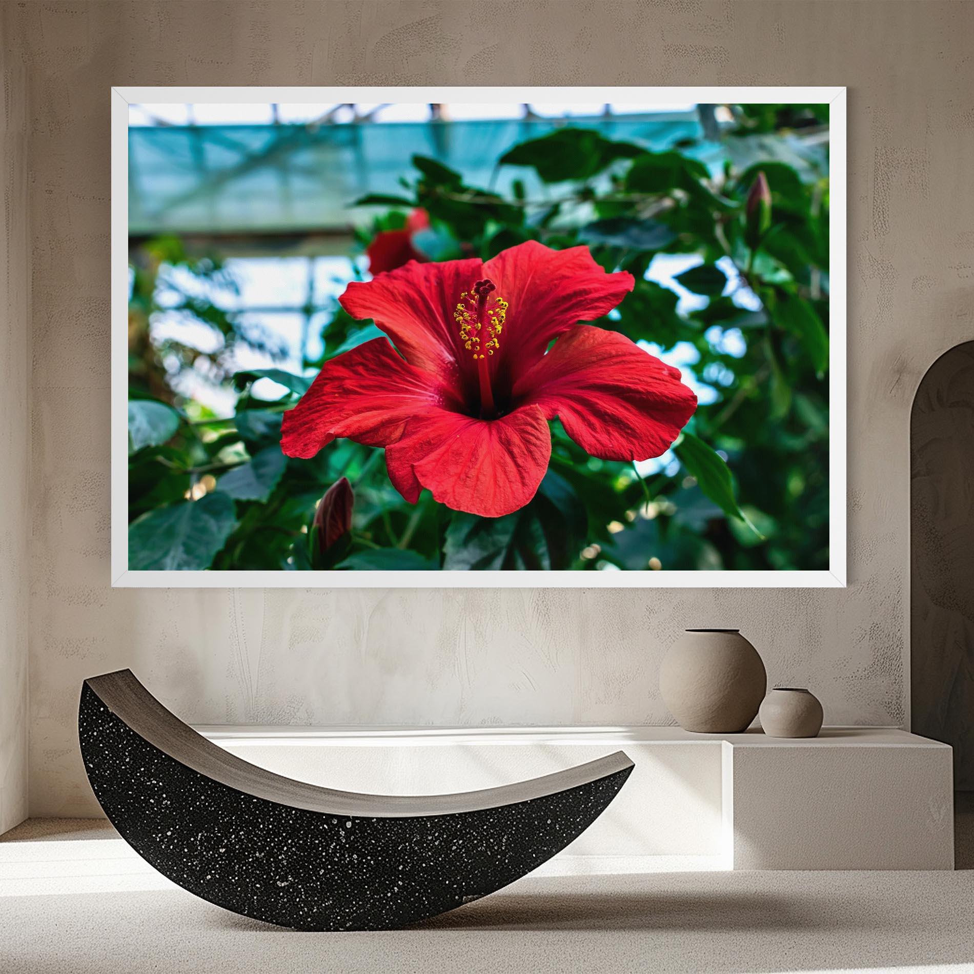 Tablou Canvas Red Exotic Plant mockup 8