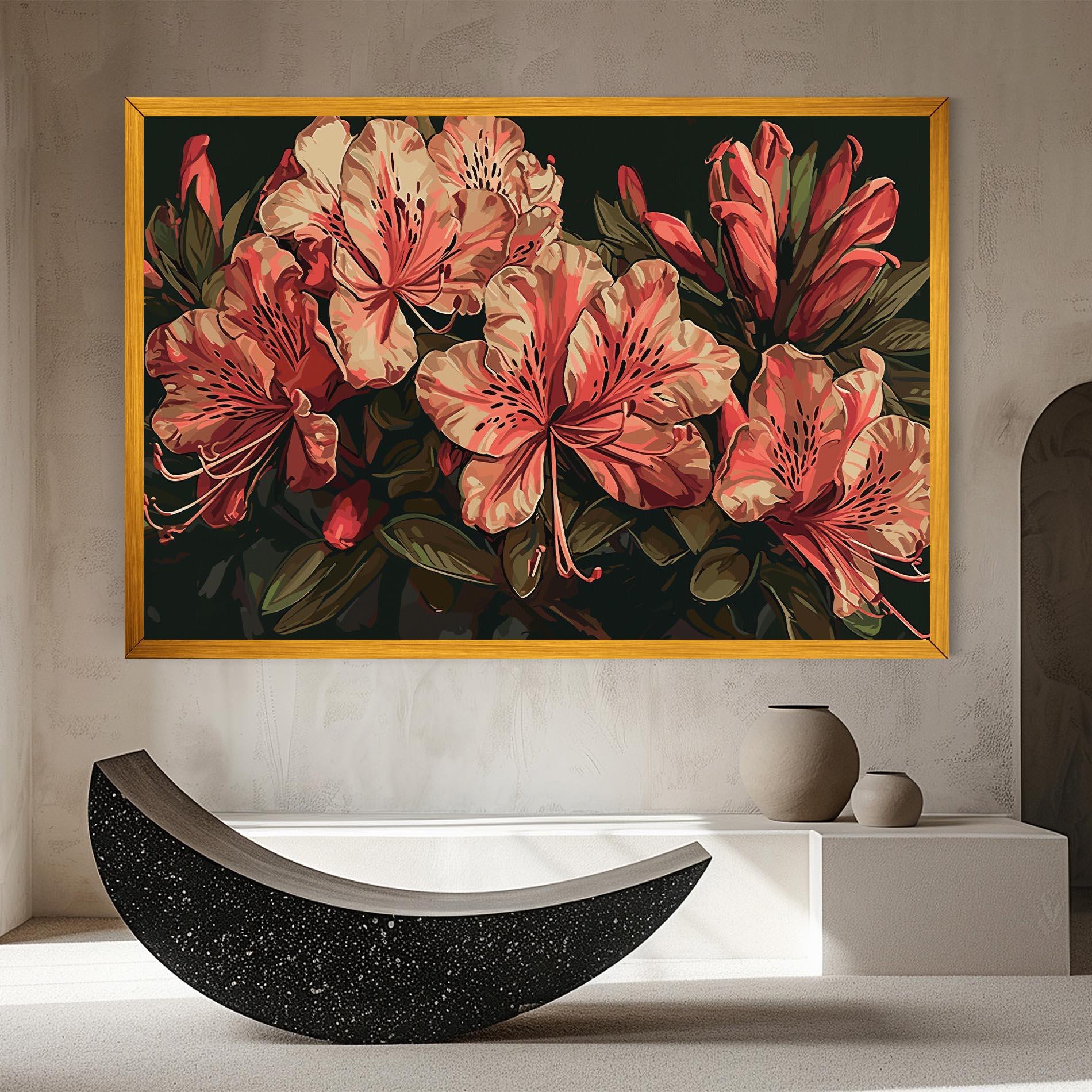 Tablou Canvas Cream Exotic Art mockup 8