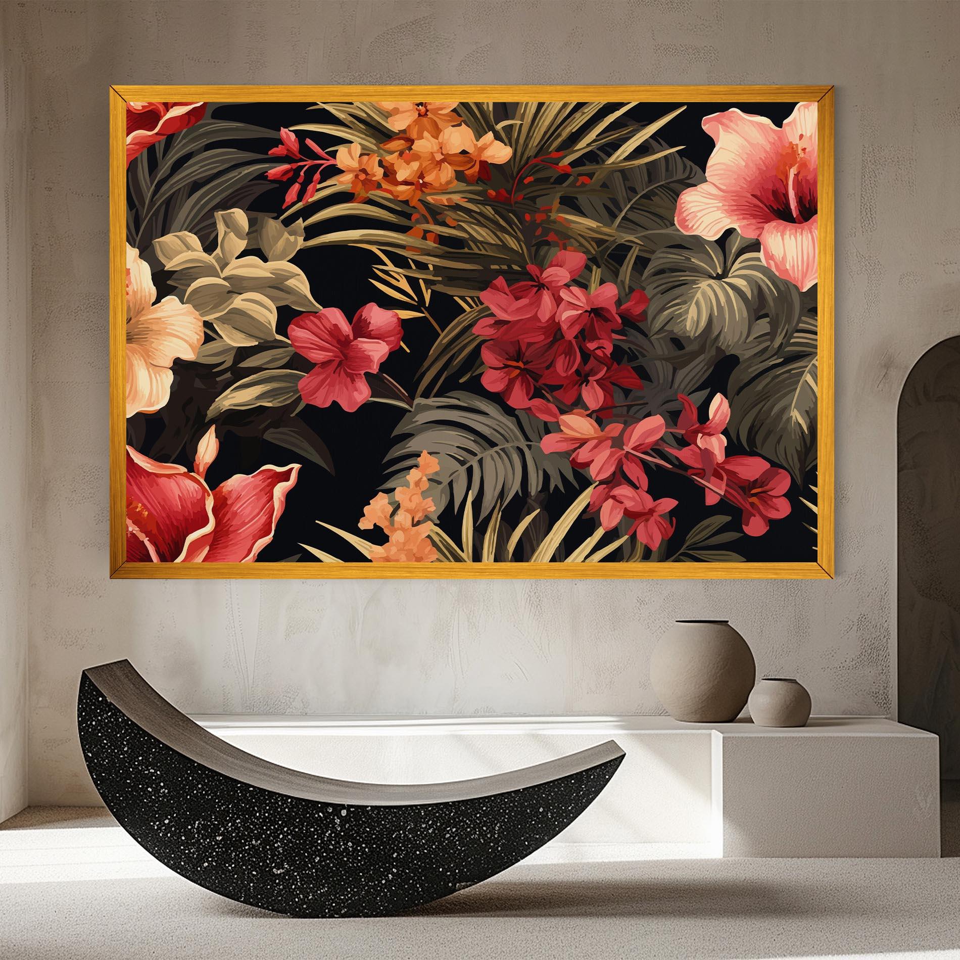 Tablou Canvas Exotic Flower Plant mockup 8