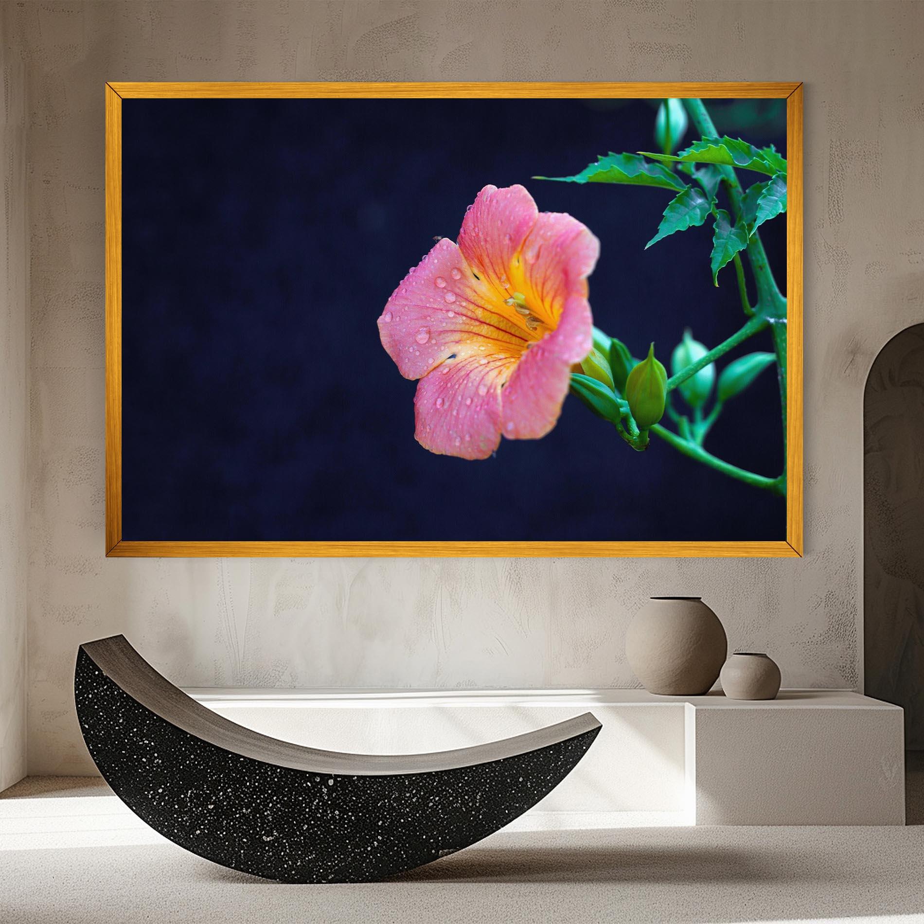 Tablou Canvas Exotic Pink Plant mockup 8