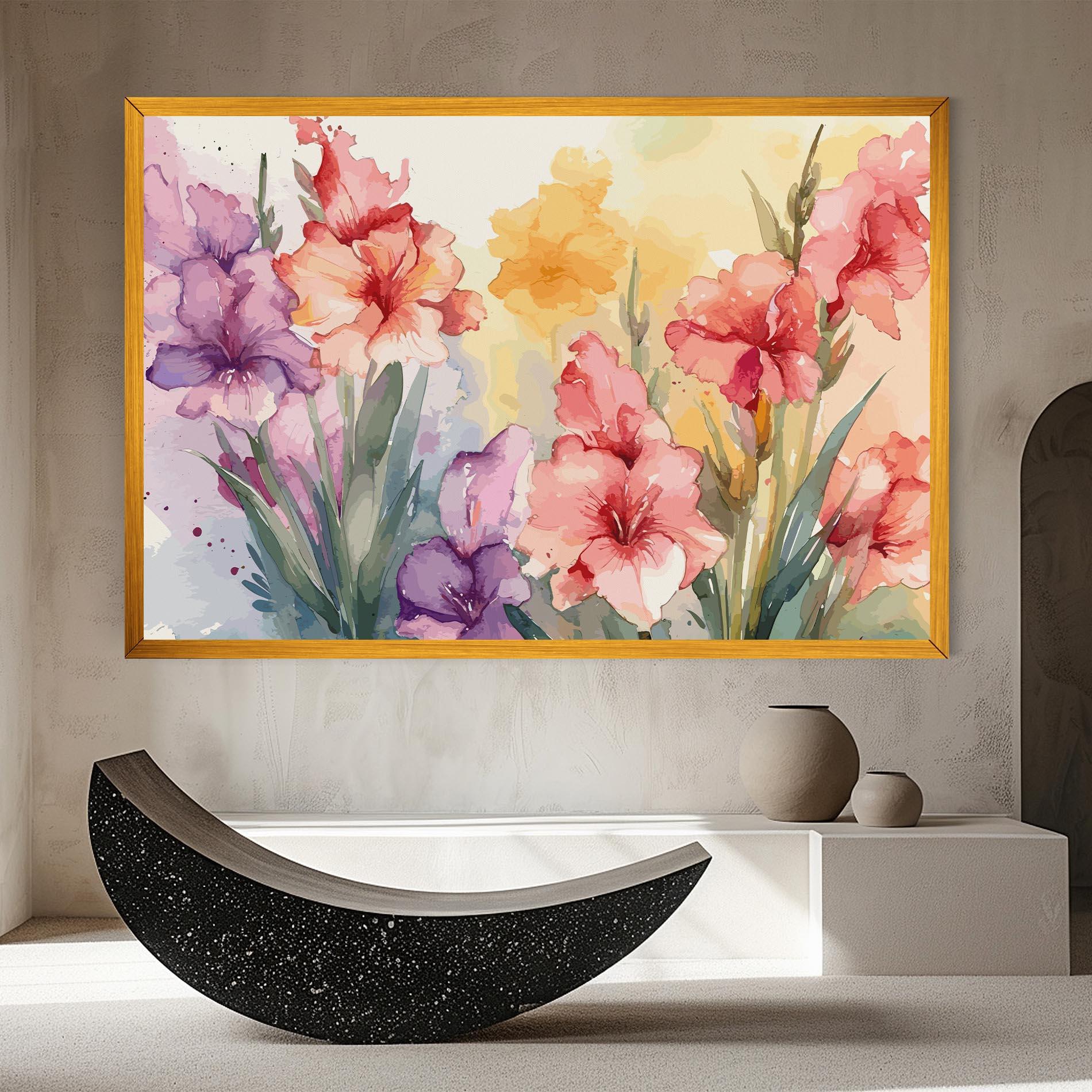 Tablou Canvas Exotic Watercolor mockup 8