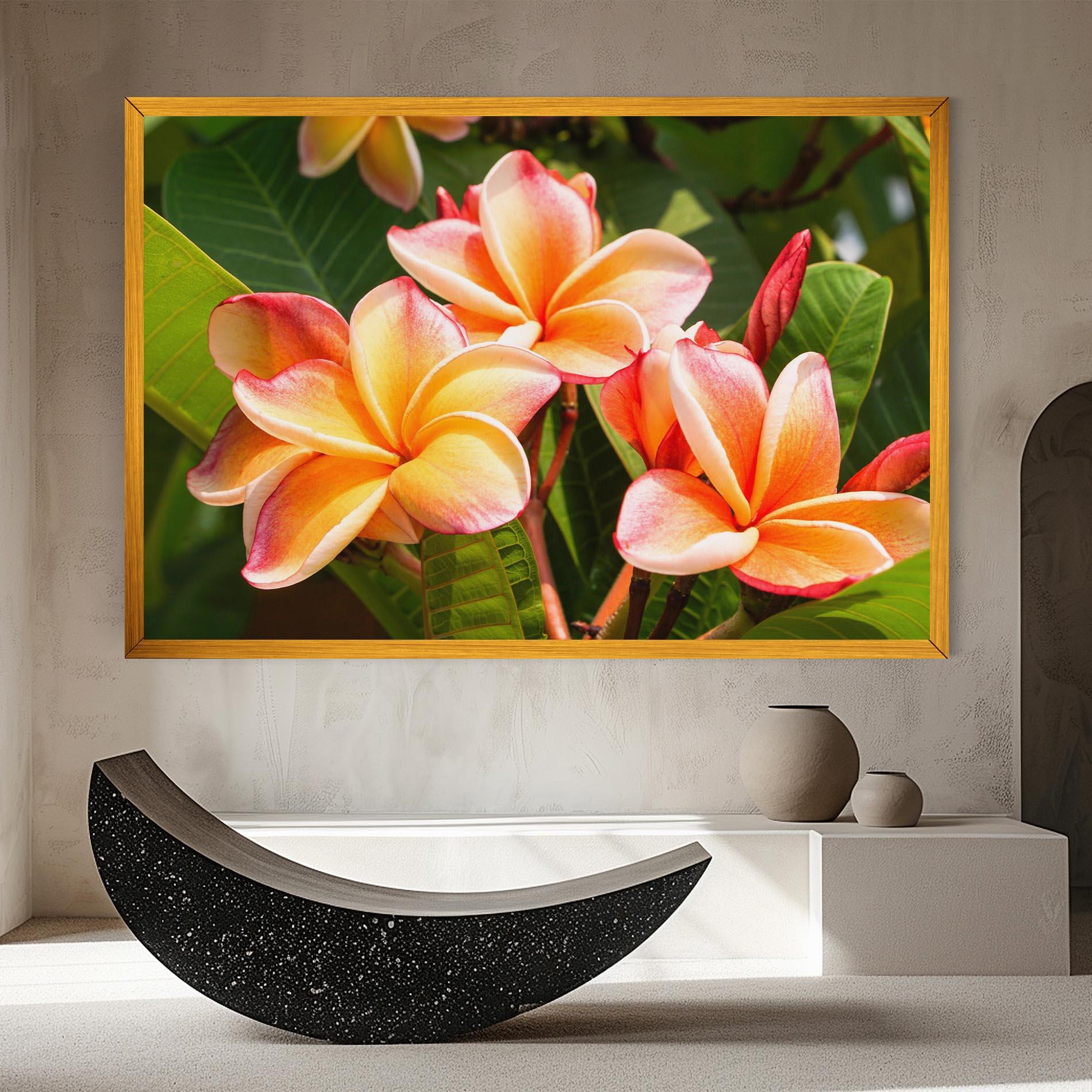 Tablou Canvas Pretty Plumeria mockup 8