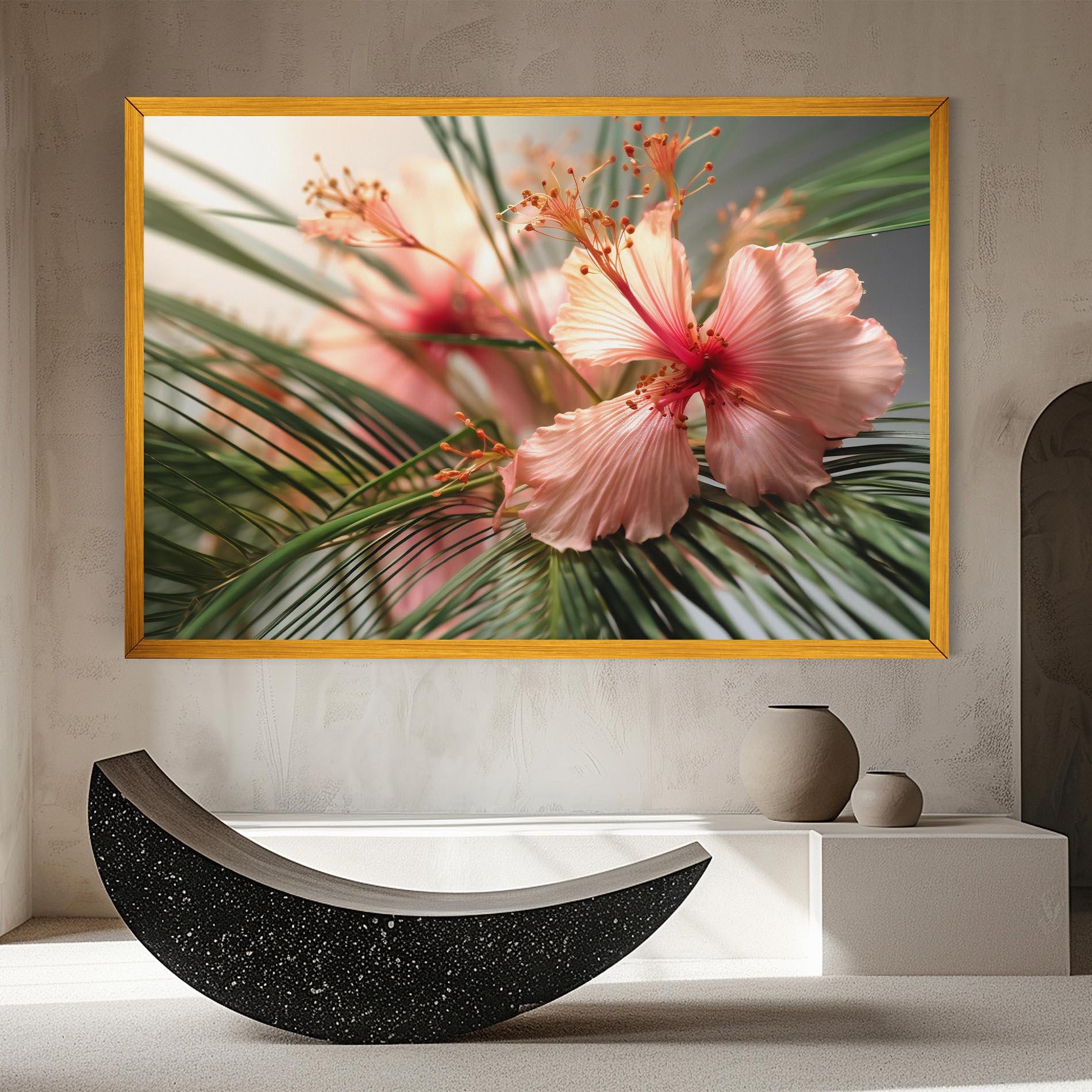 Tablou Canvas Sunset Exotic Flower mockup 8