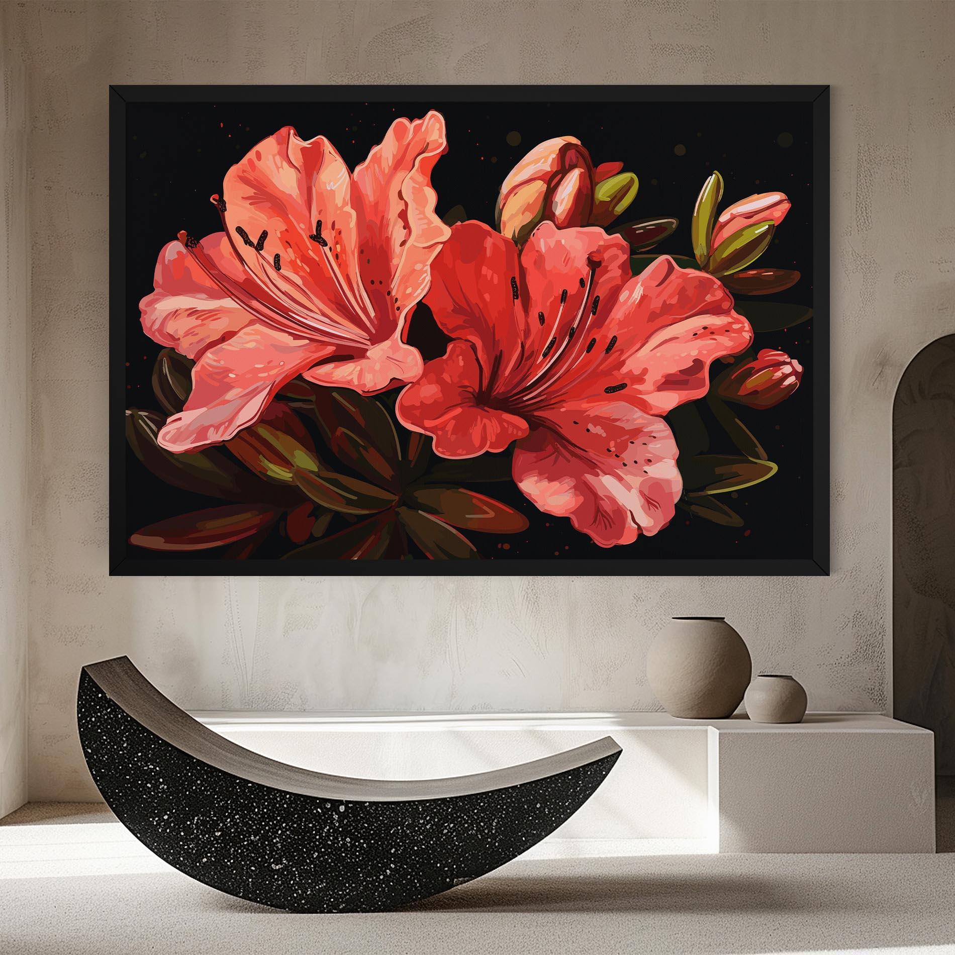 Tablou Canvas Art Exotic Flower mockup 8