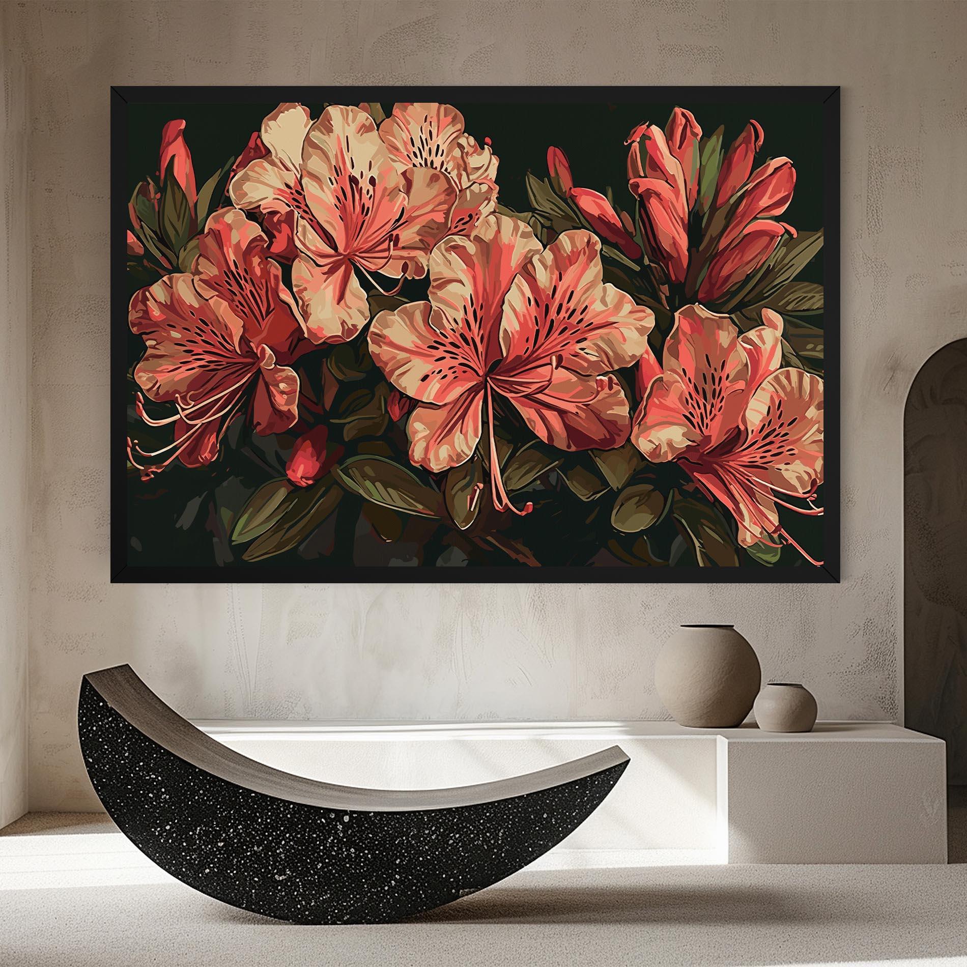 Tablou Canvas Cream Exotic Art mockup 8