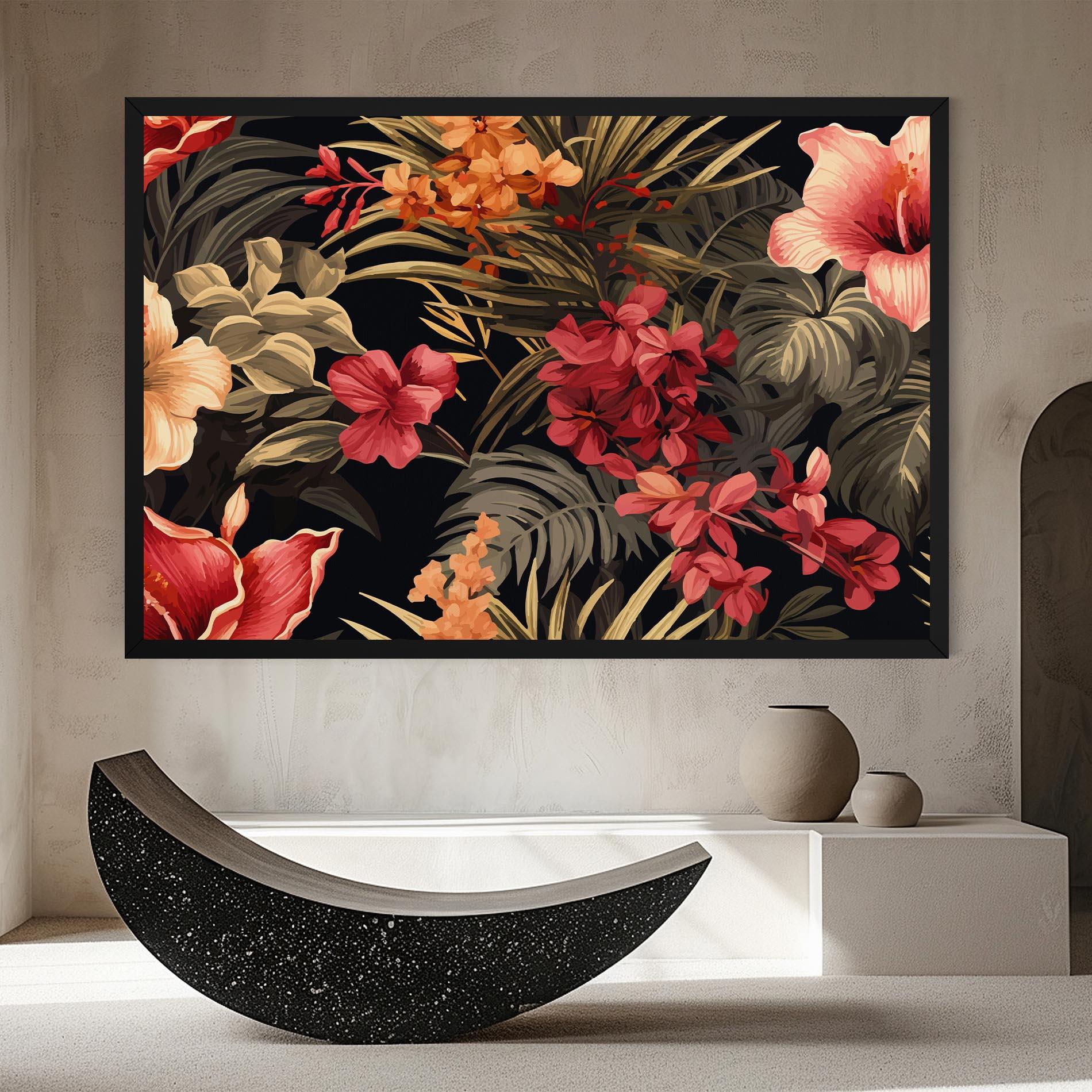 Tablou Canvas Exotic Flower Plant mockup 8