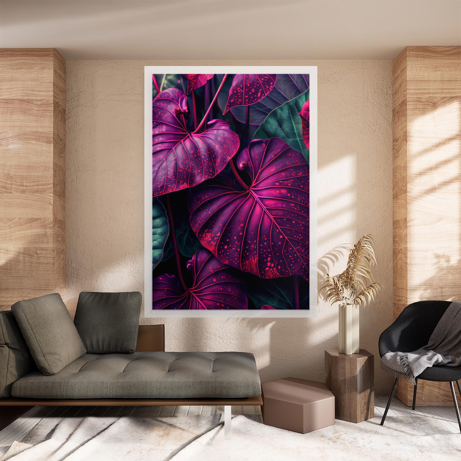 Tablou Canvas Big Purple Exotic mockup 8