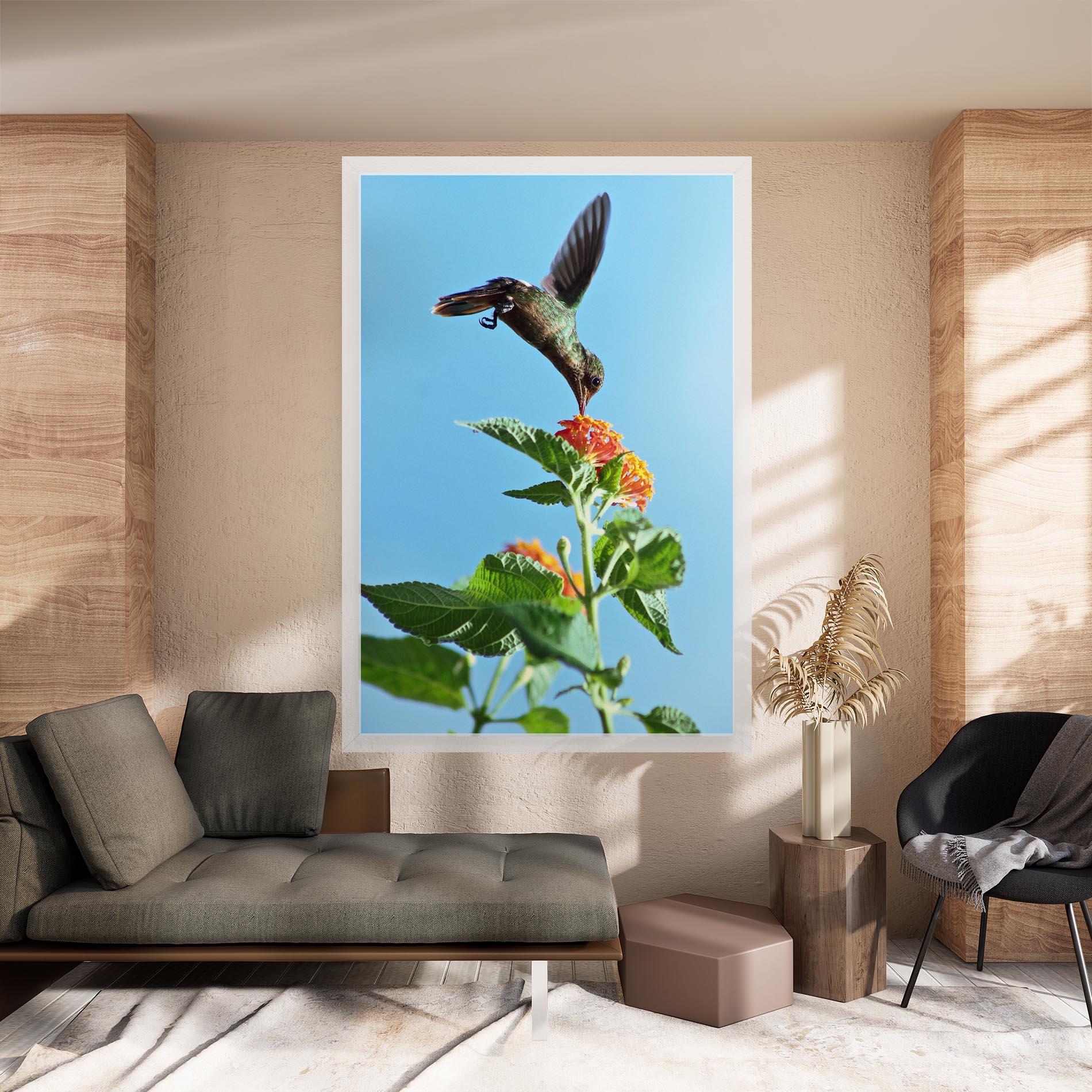Tablou Canvas Bird Exotic Flower mockup 8