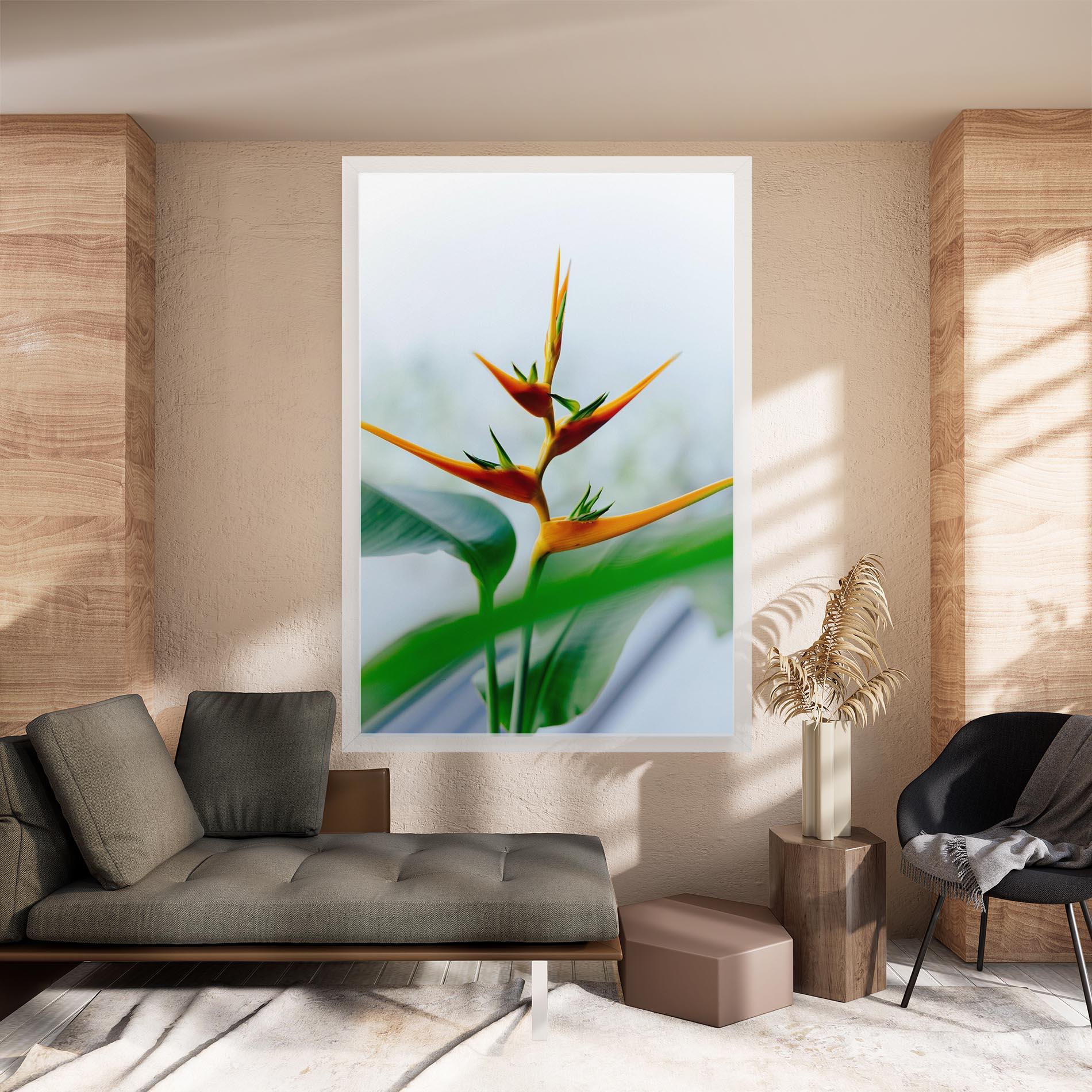 Tablou Canvas Exotic Orange Green mockup 8