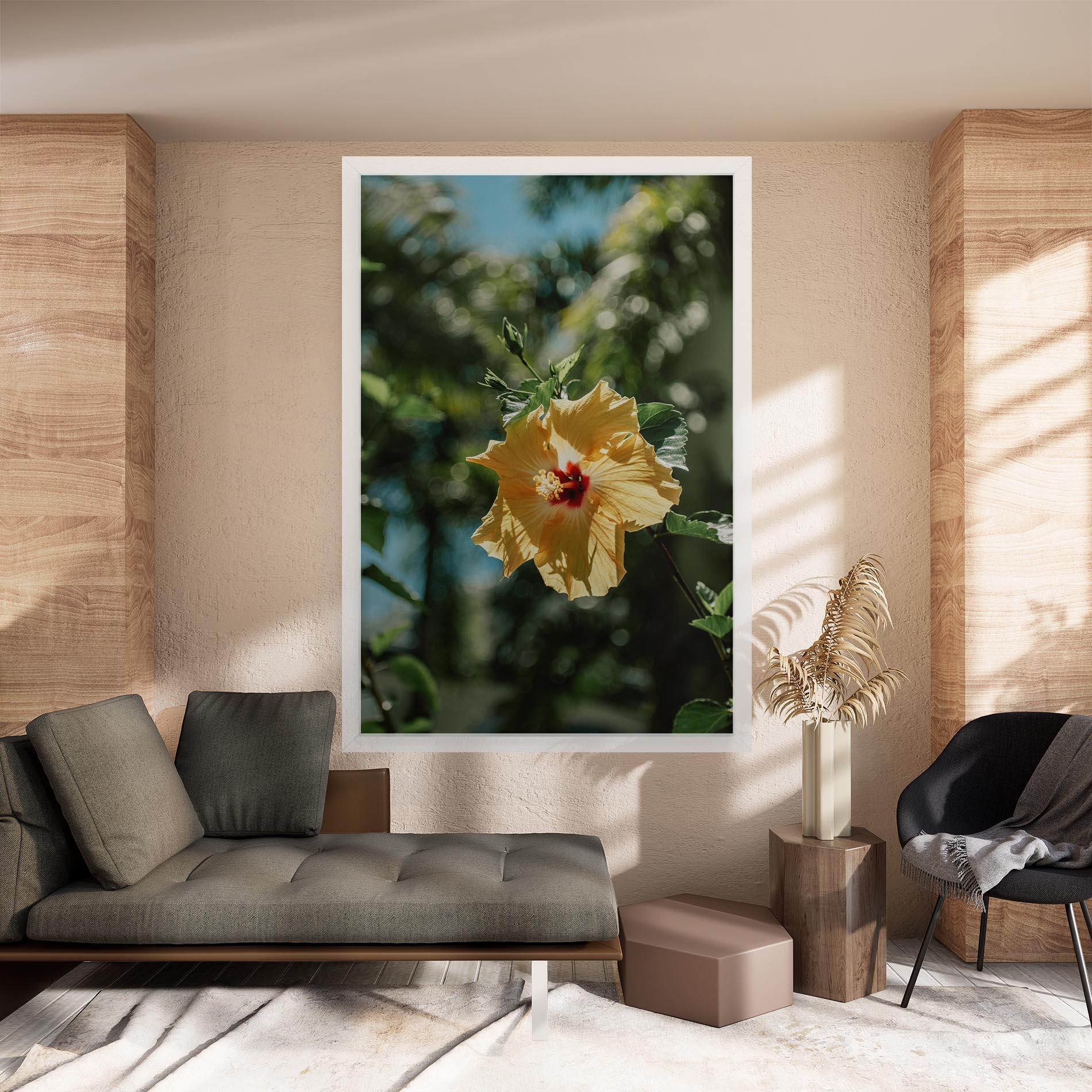 Tablou Canvas Yellow Pretty Exotic mockup 8