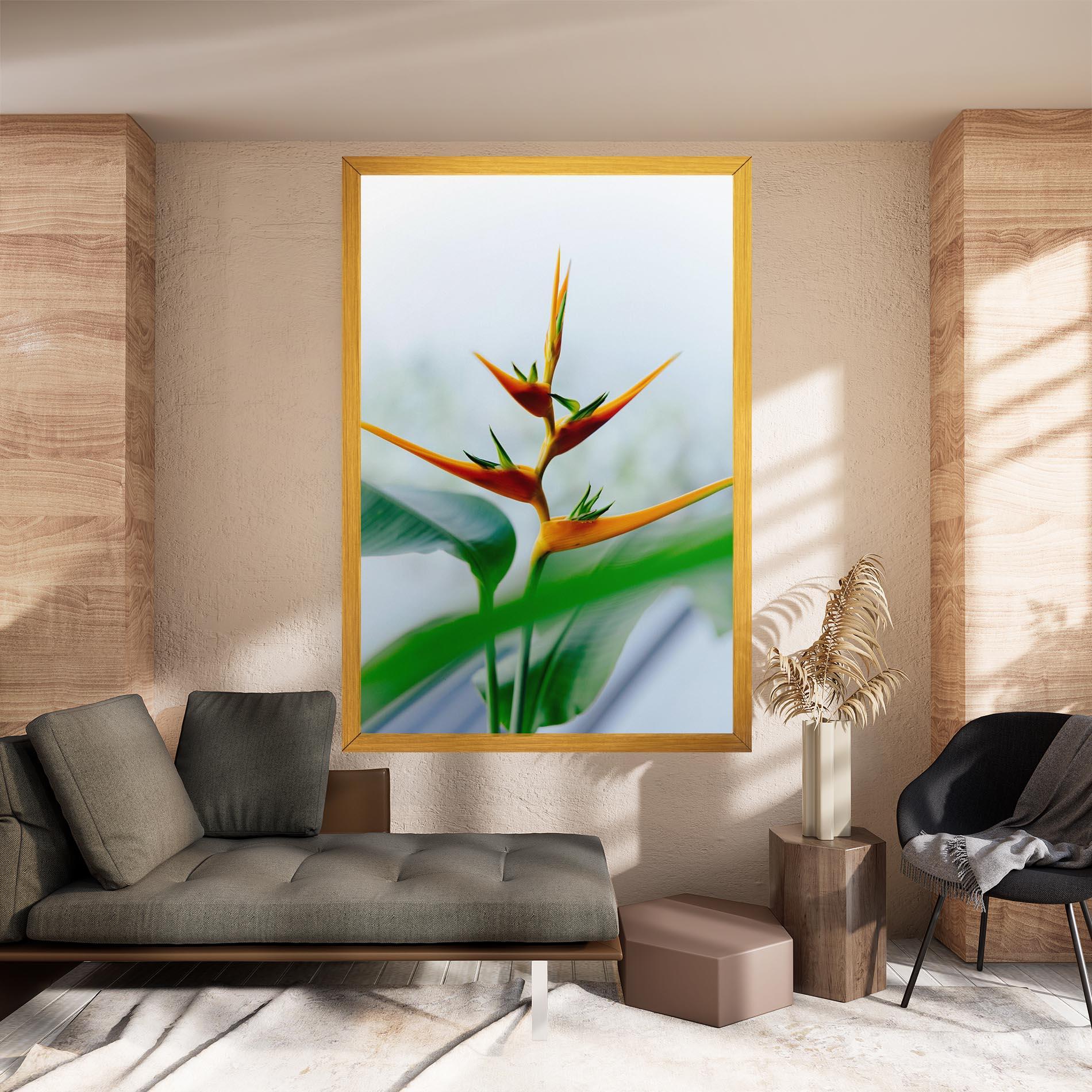 Tablou Canvas Exotic Orange Green mockup 8