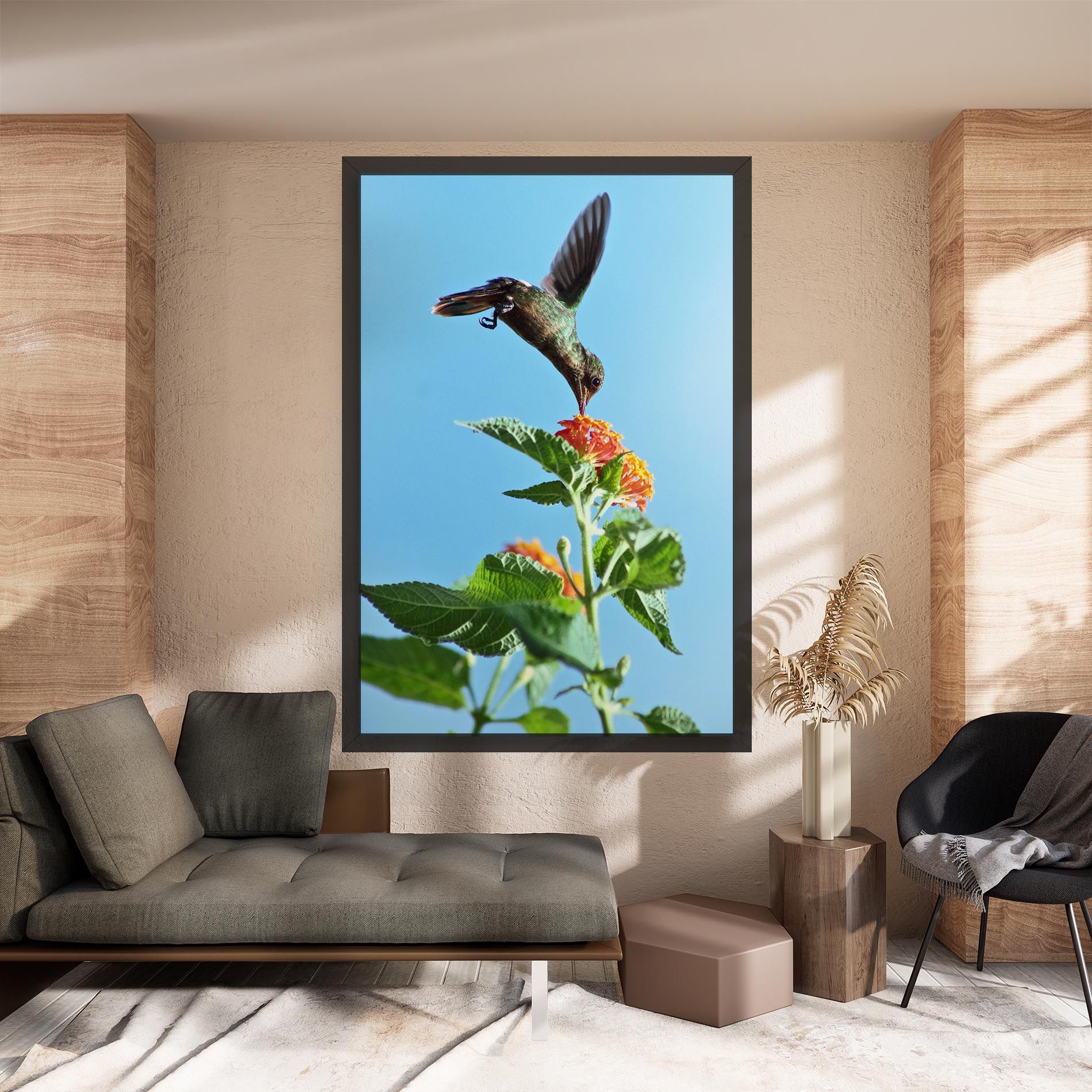 Bird Exotic Flower mockup 8