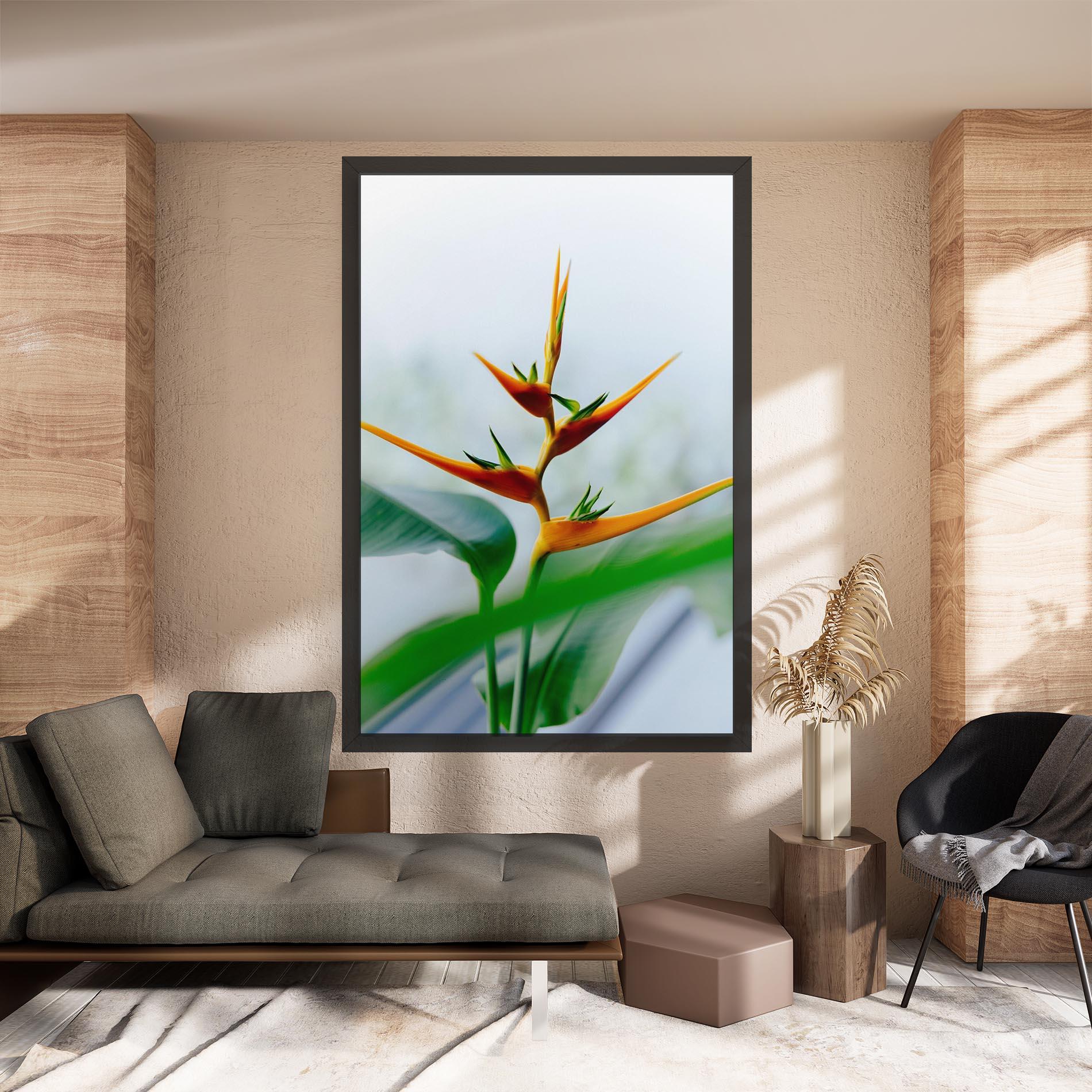 Tablou Canvas Exotic Orange Green mockup 8