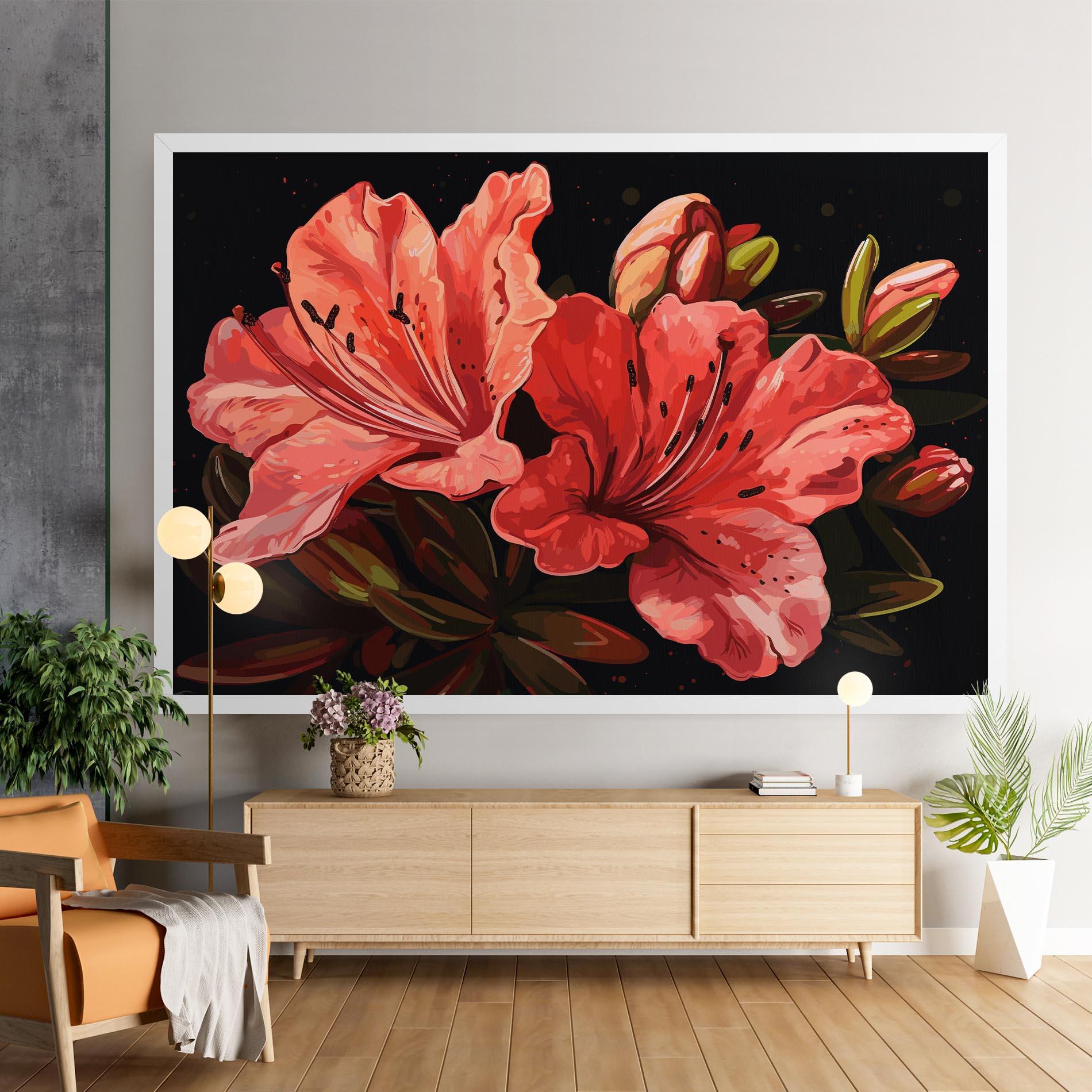 Tablou Canvas Art Exotic Flower mockup 9