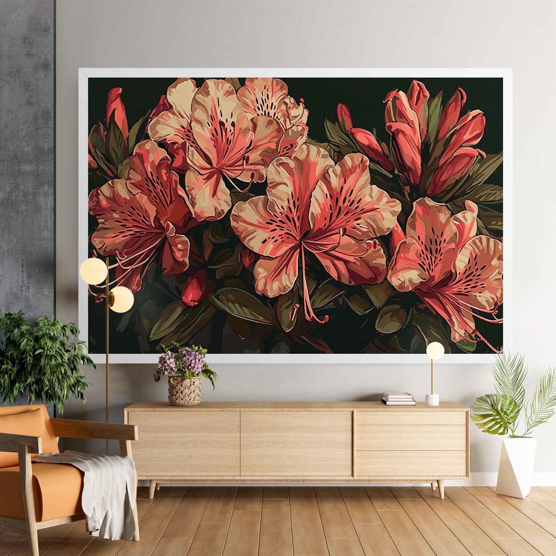 Cream Exotic Art mockup 9