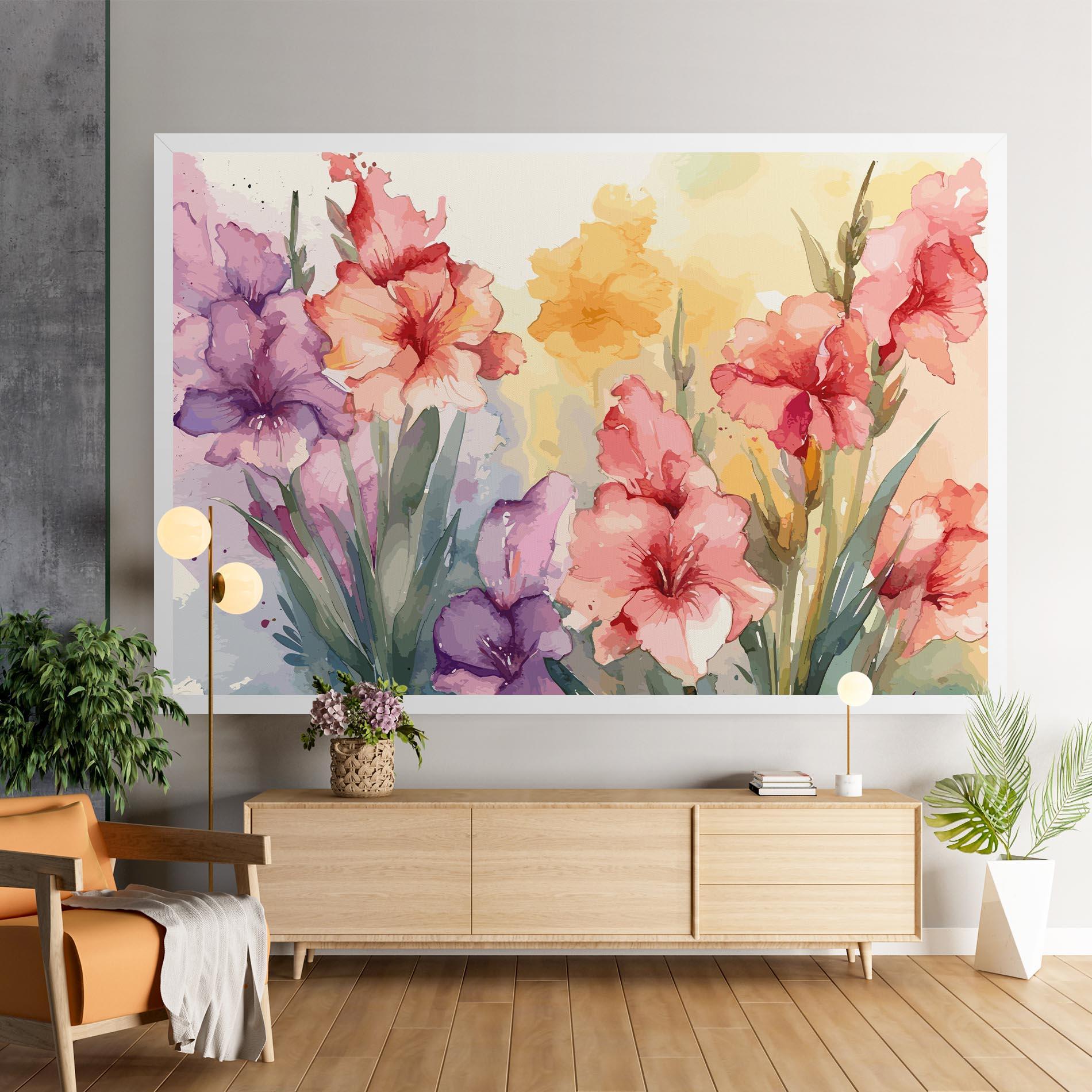 Tablou Canvas Exotic Watercolor mockup 9
