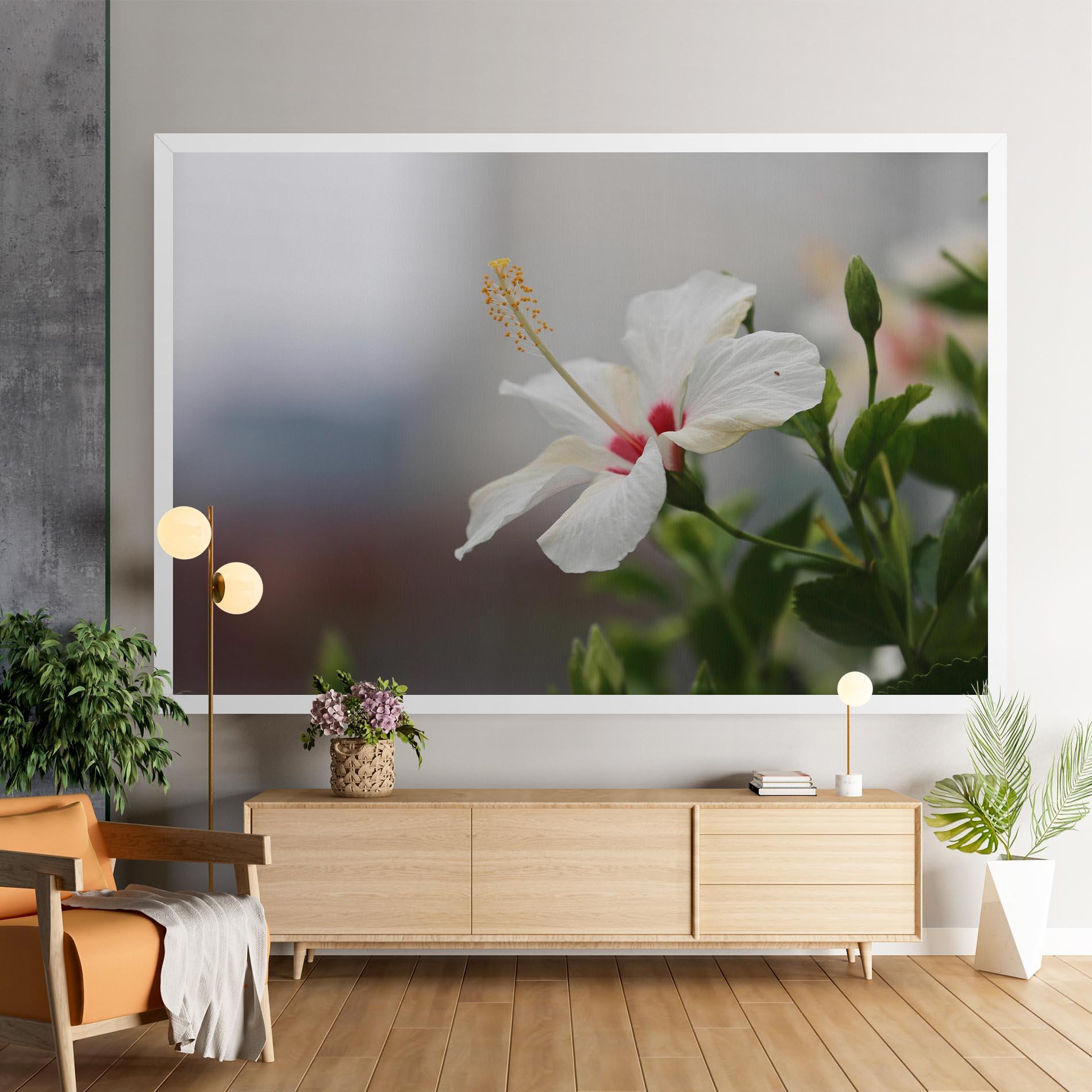 Tablou Canvas Exotic White Flower mockup 9