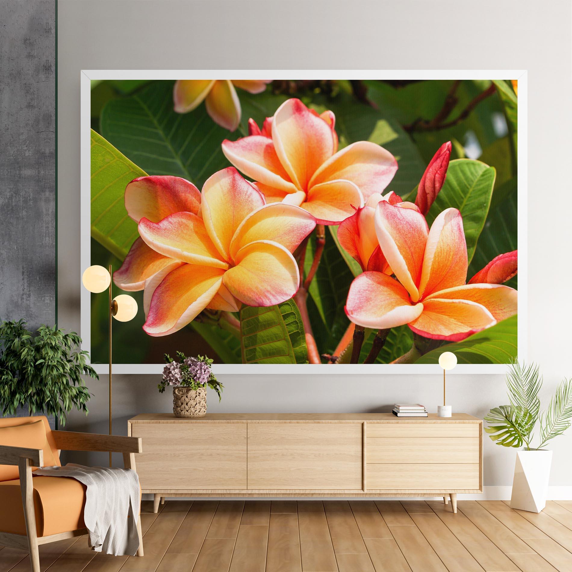 Tablou Canvas Pretty Plumeria mockup 9